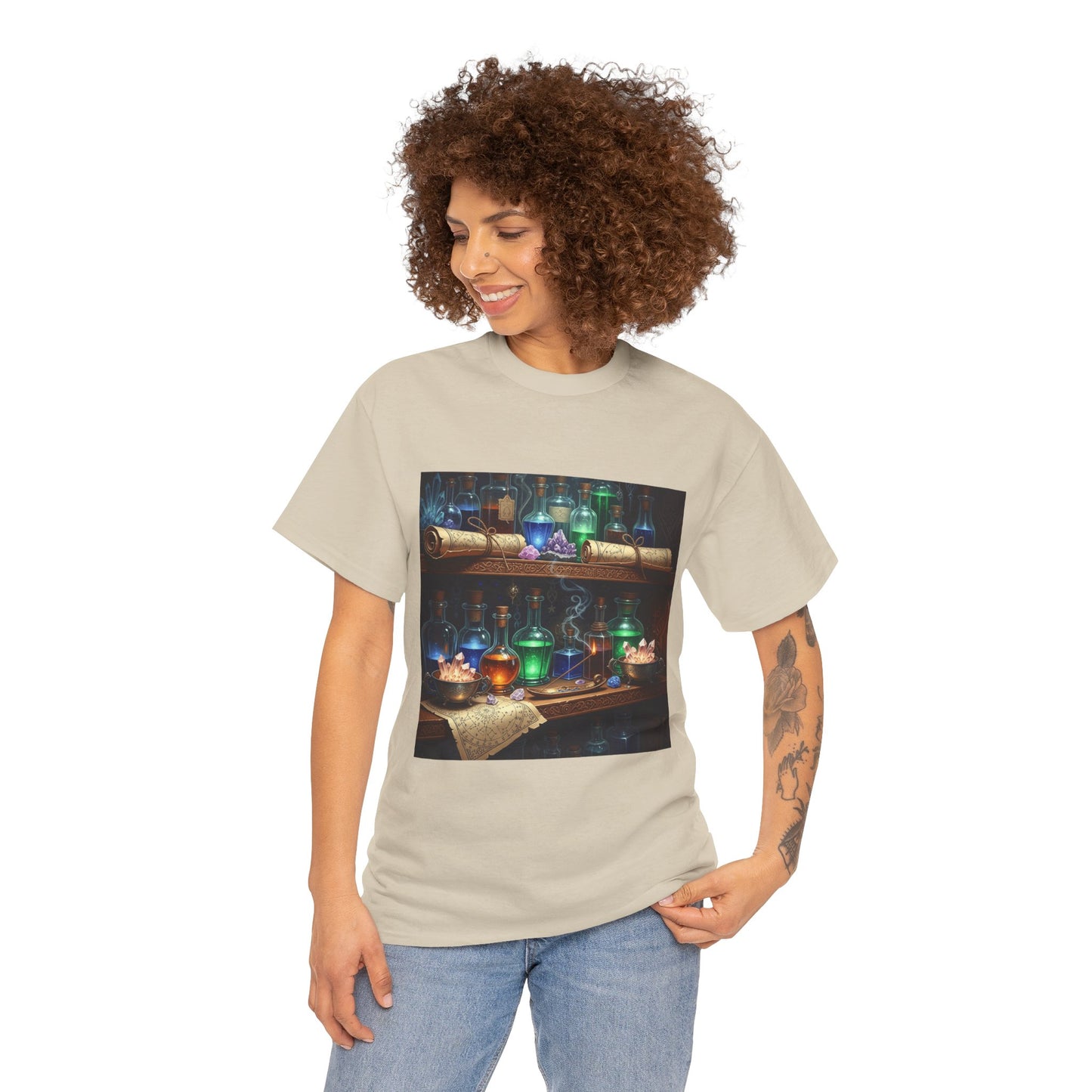 Witch's Potion Shelf Halloween Tee