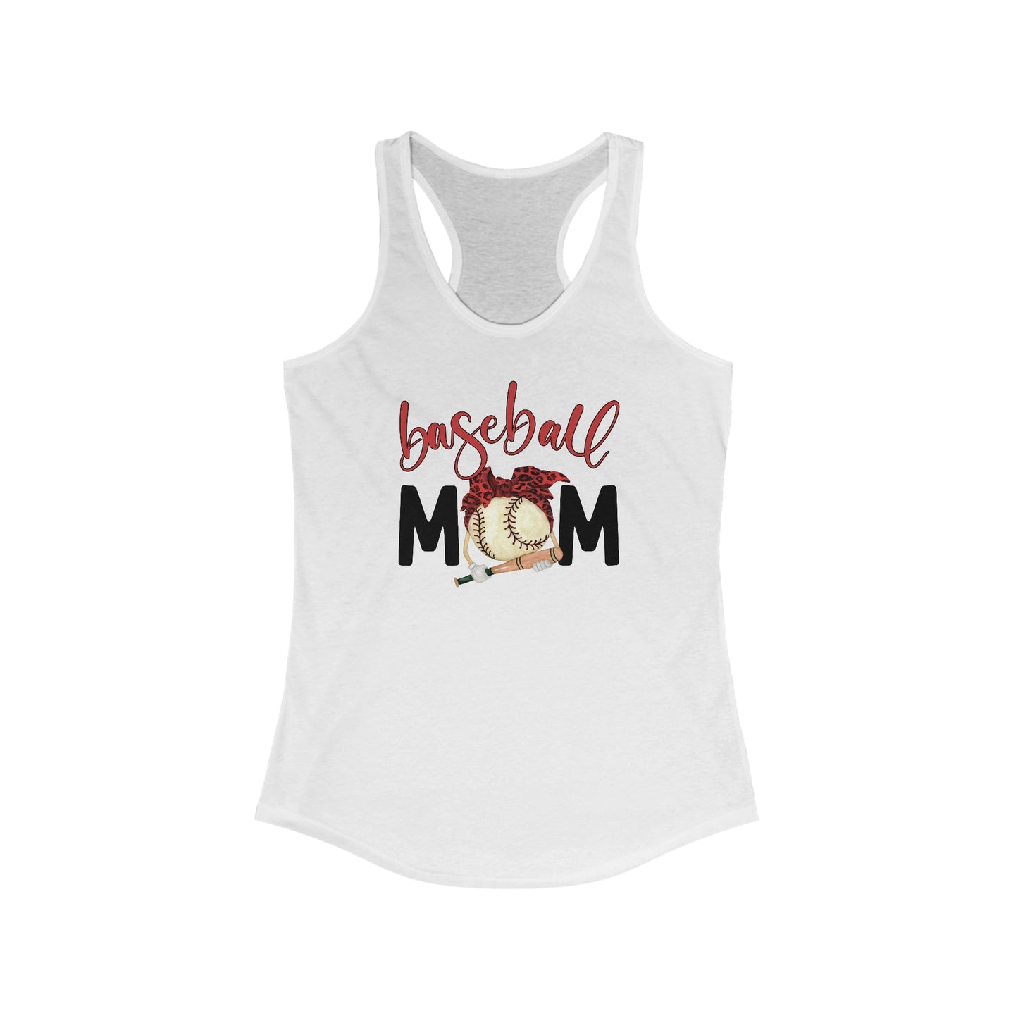 Hit a Home Run with Style - ‘Baseball Mom’ Tank Top with Leopard Bow
