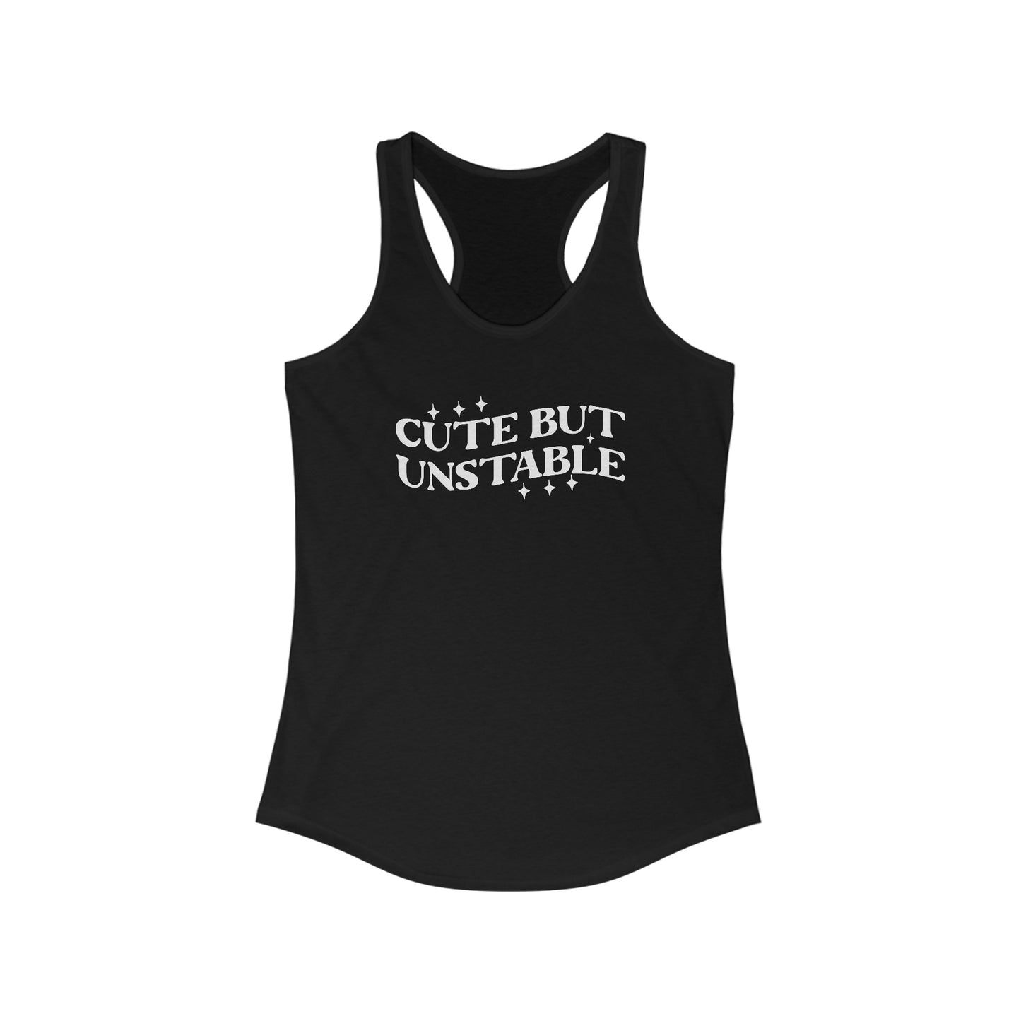 Cute But Unstable Women’s Tank Top - Expressive and Playful Apparel