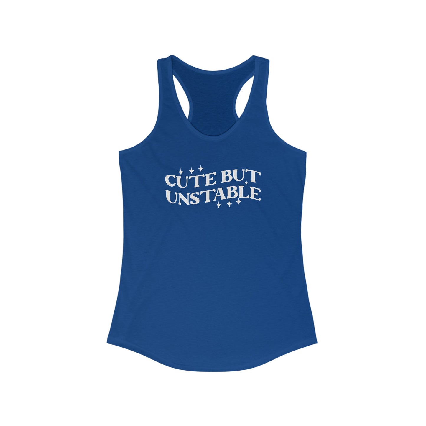 Cute But Unstable Women’s Tank Top - Expressive and Playful Apparel