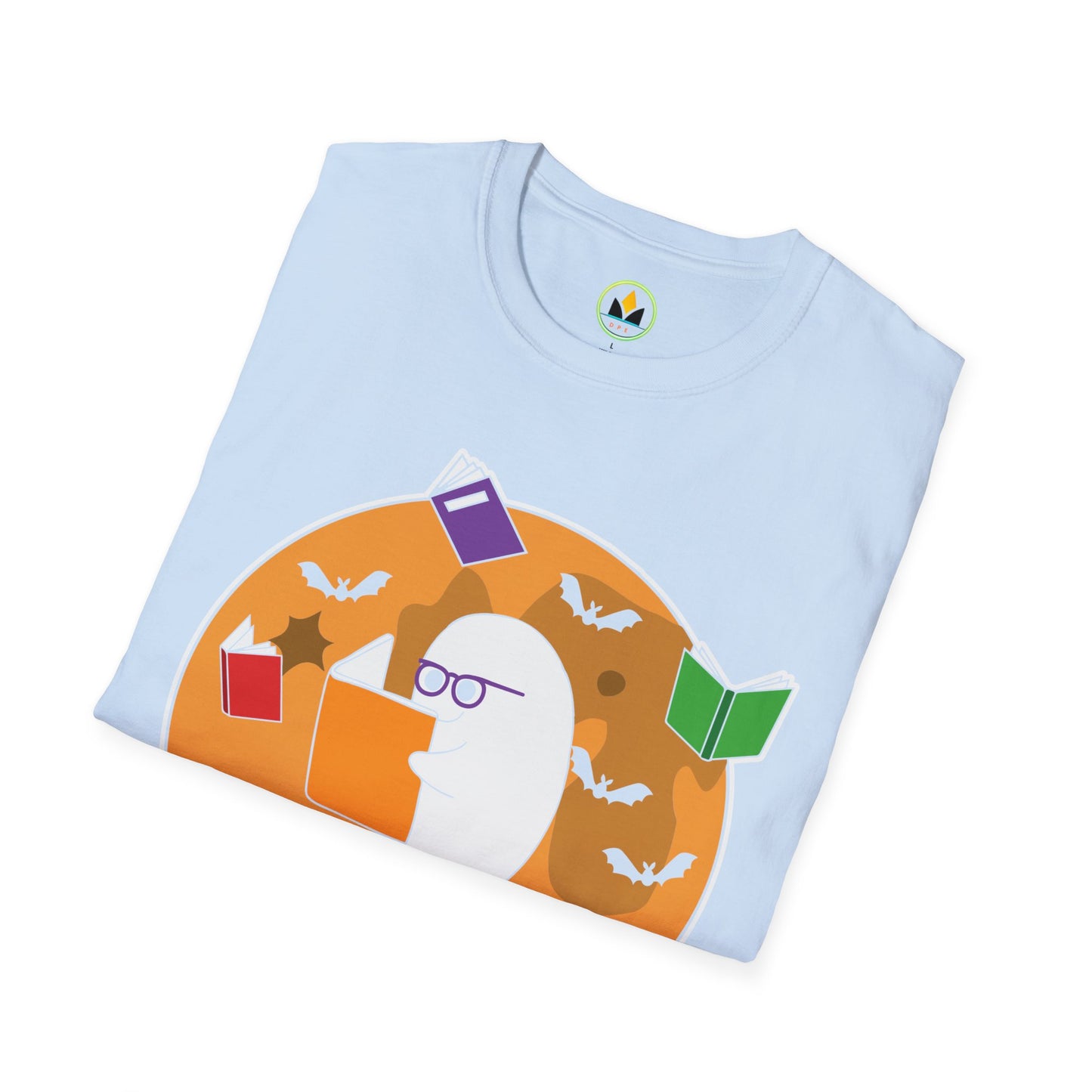 Ghostly Reader - Spooky Halloween BOOOOKS! Tee