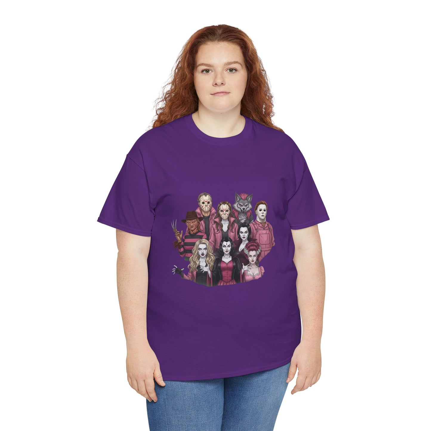 Horror Villains Breast Cancer Awareness Tee