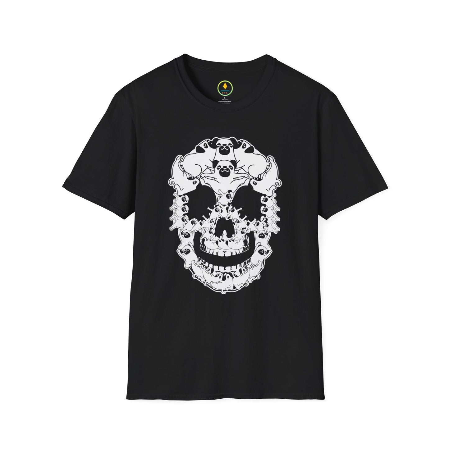 Spooky Pug Skull - Unique Halloween T-Shirt