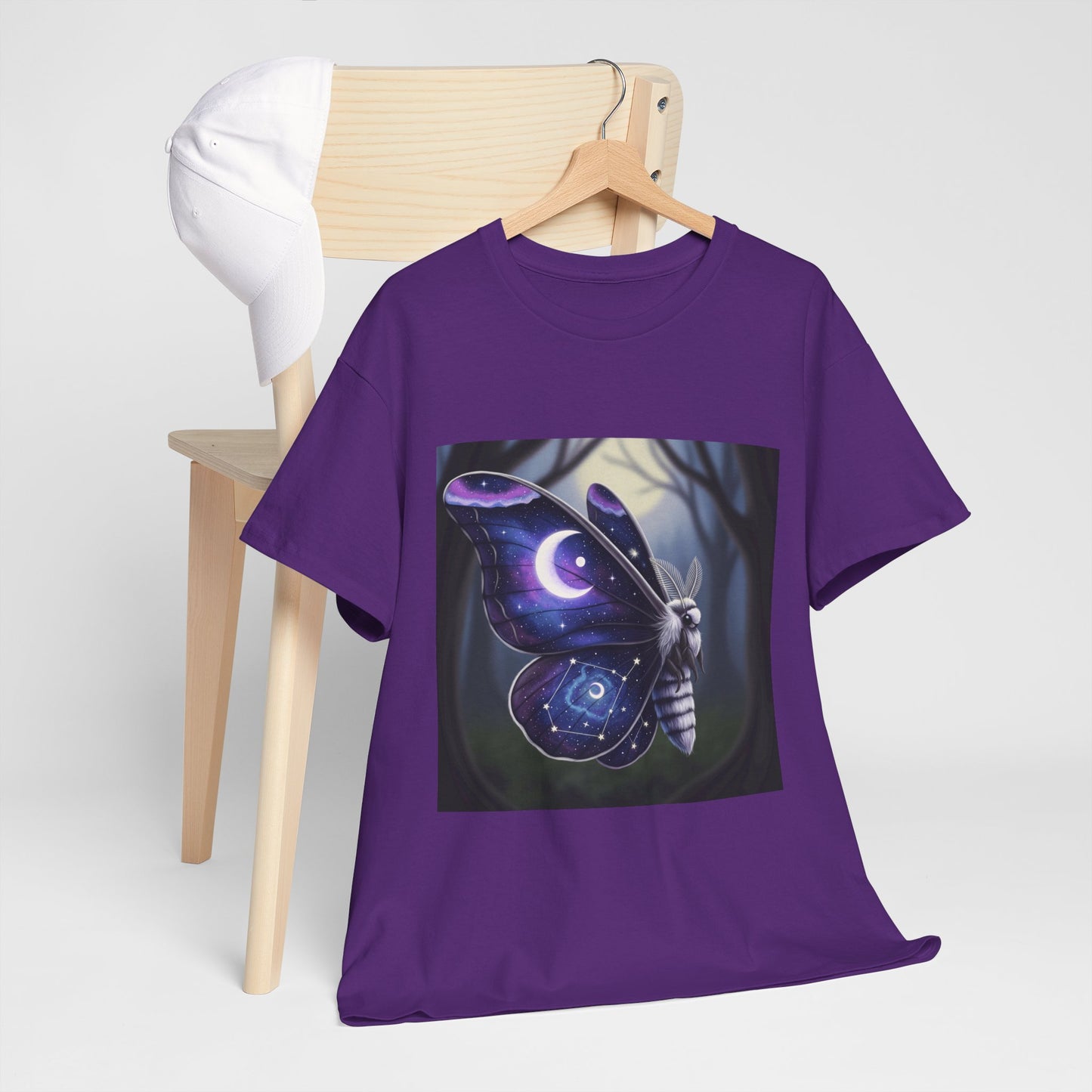 Witchy Galaxy Moth Moon Shirt