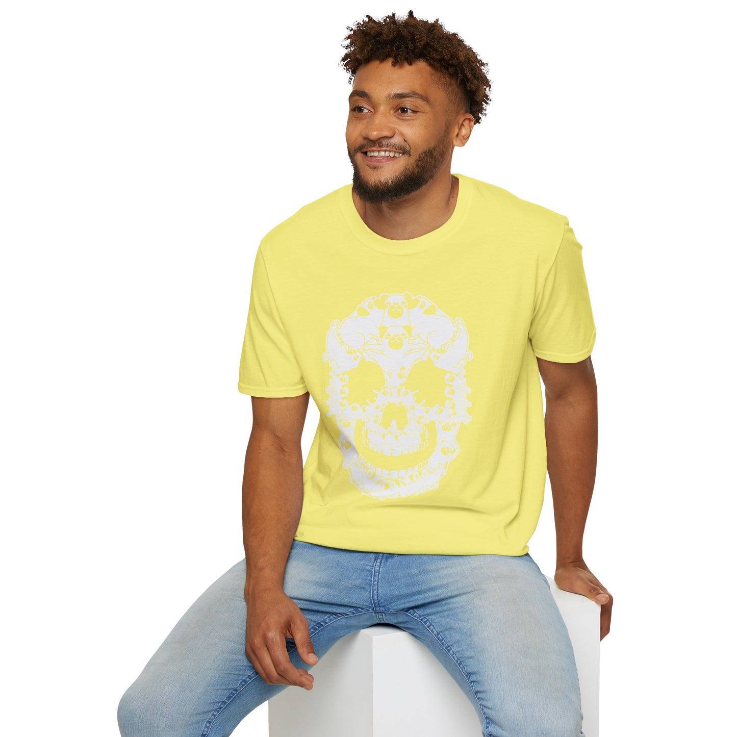 Spooky Pug Skull - Unique Halloween T-Shirt