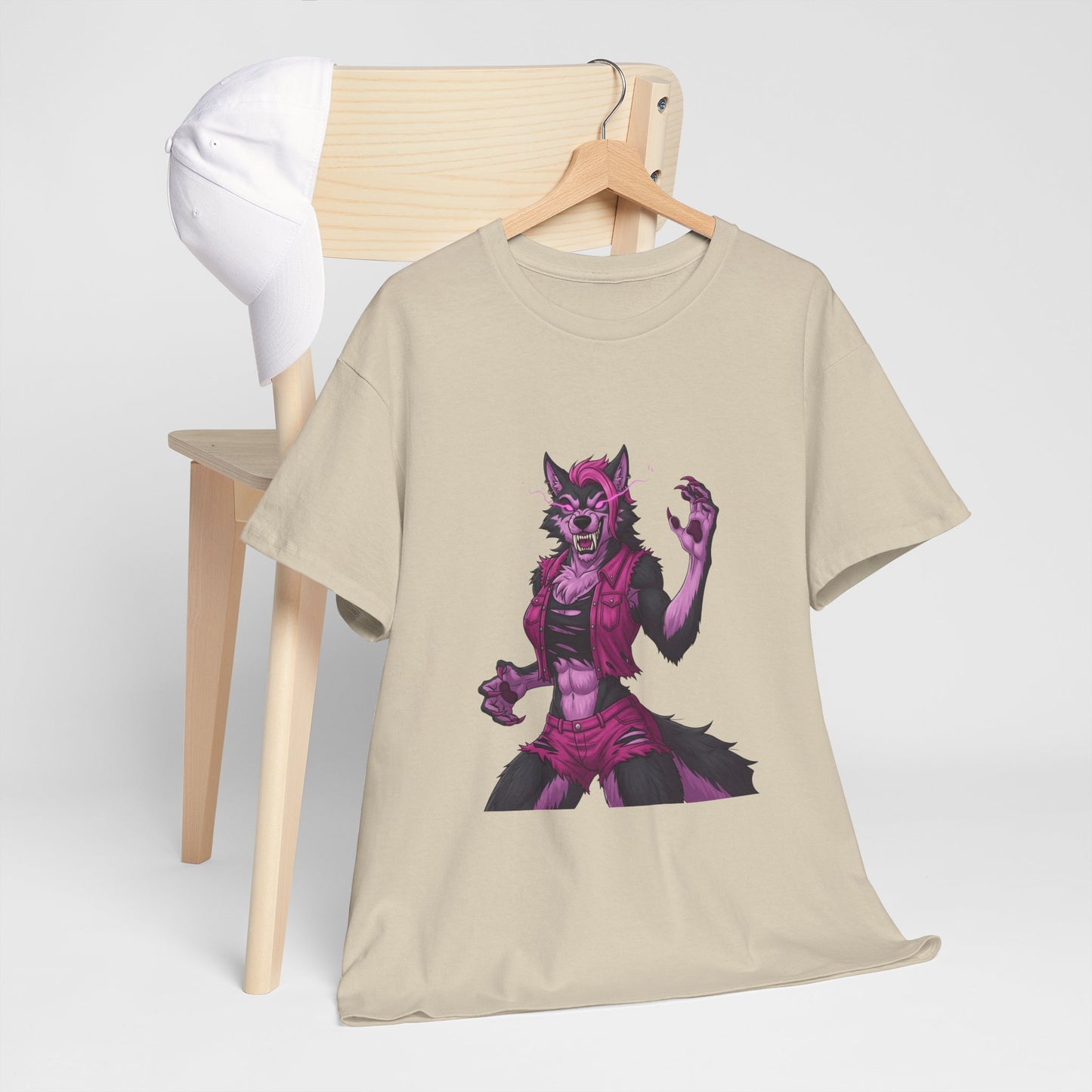 Fierce Werewolf Fights Cancer Tee