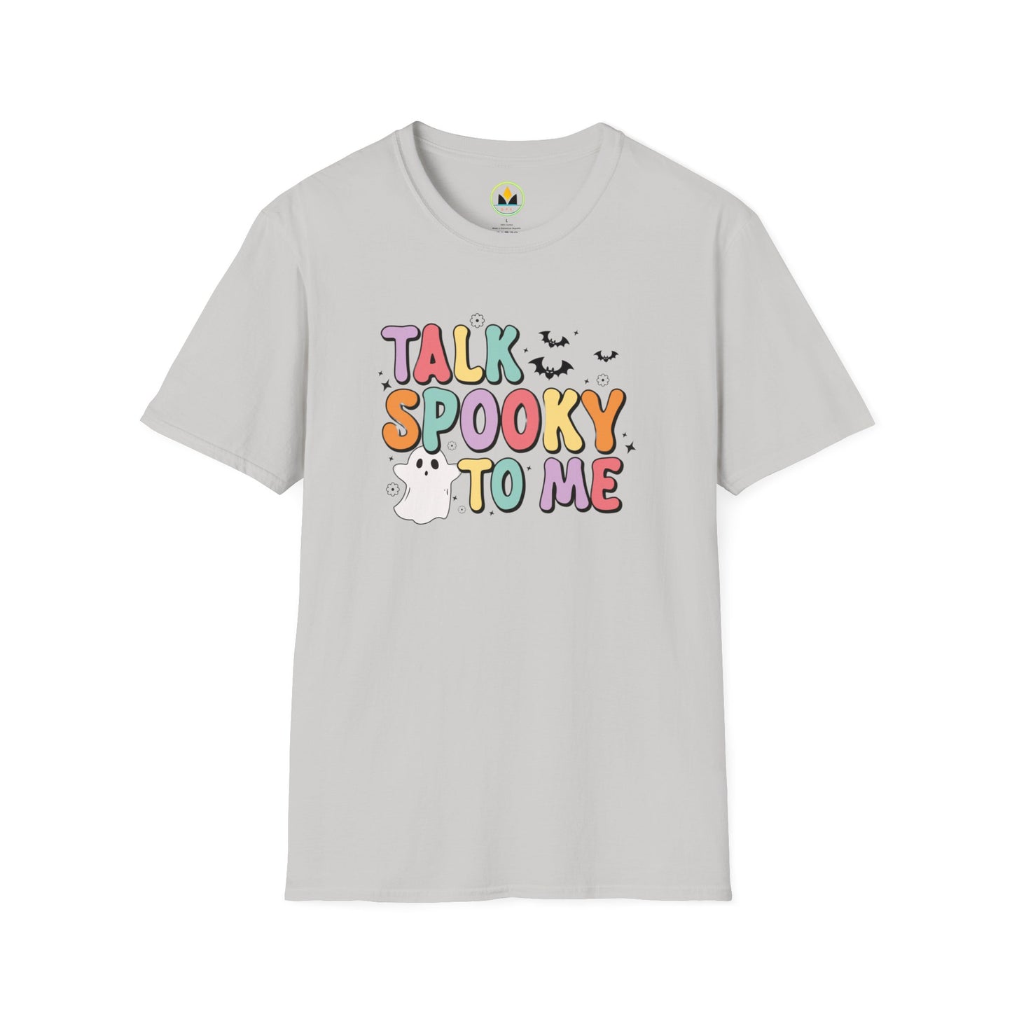 TALK SPOOKY TO ME - Fun Halloween Unisex Softstyle T-Shirt