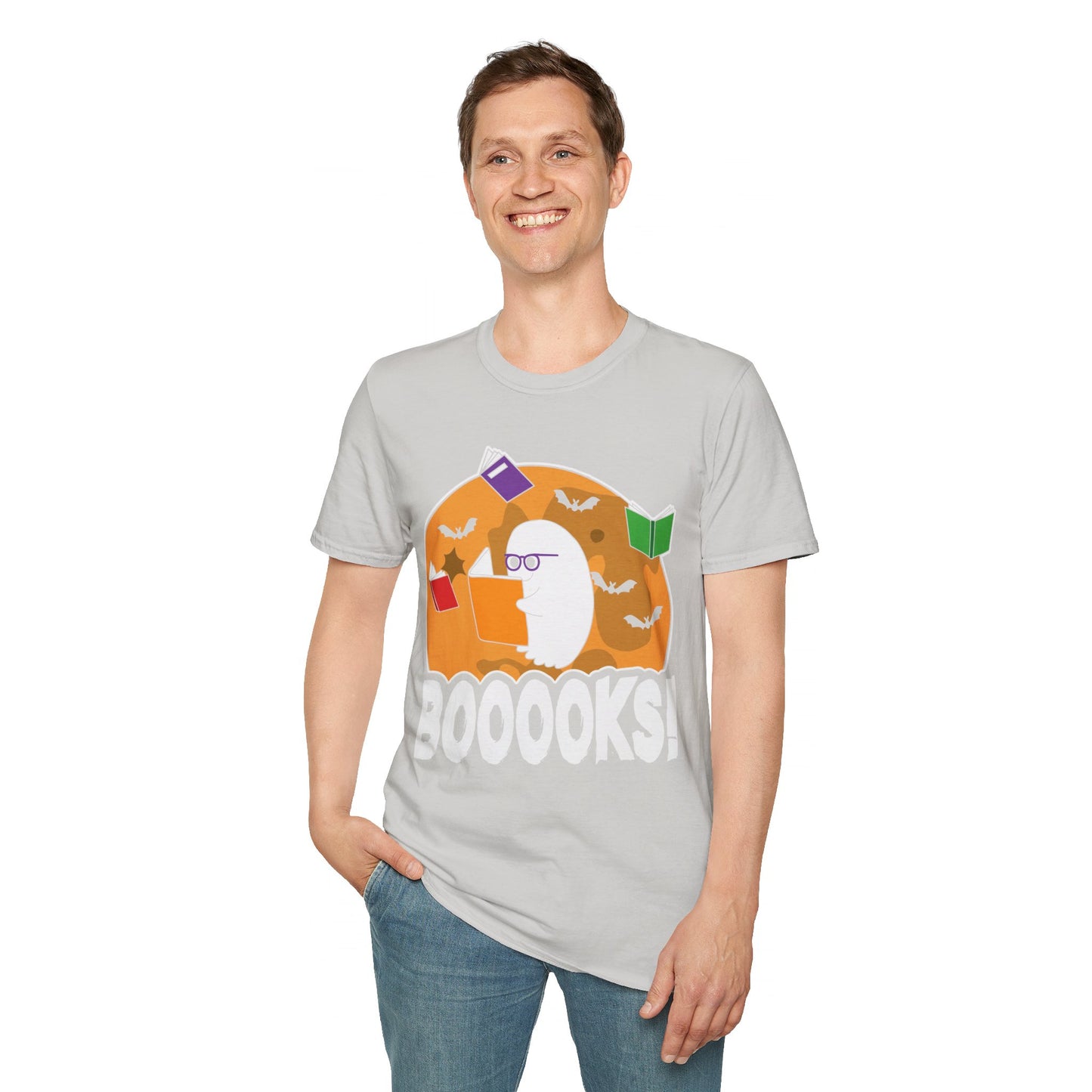 Ghostly Reader - Spooky Halloween BOOOOKS! Tee
