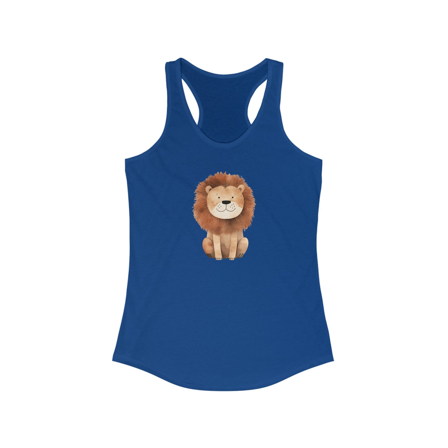 Whimsical Watercolor Lion - Women’s Premium Tank Top
