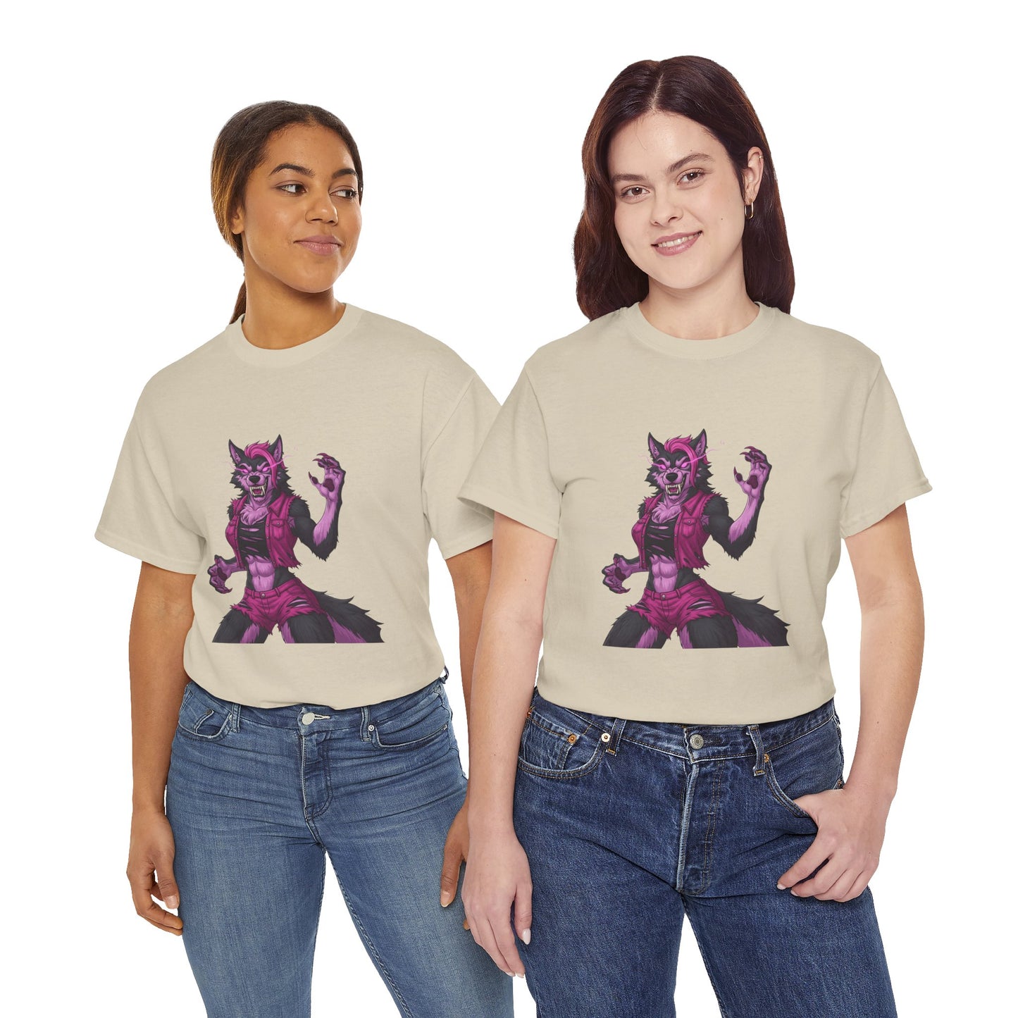 Fierce Werewolf Fights Cancer Tee