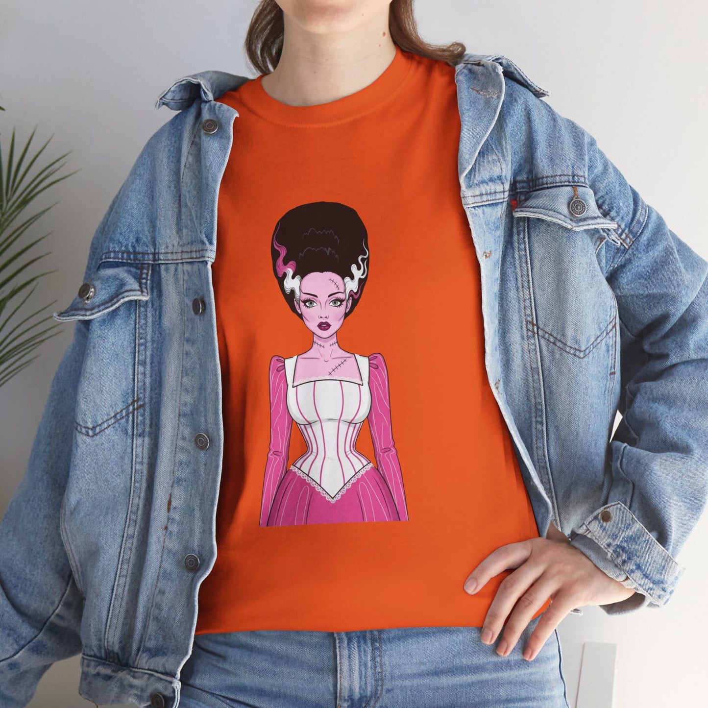 Pink Bride of Frankenstein Awareness Tee