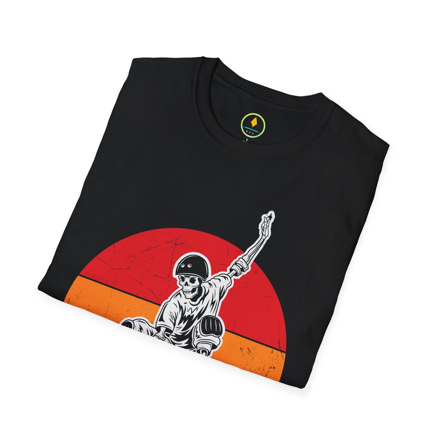 Sunset Skateboarder - Vintage Halloween Unisex T-Shirt