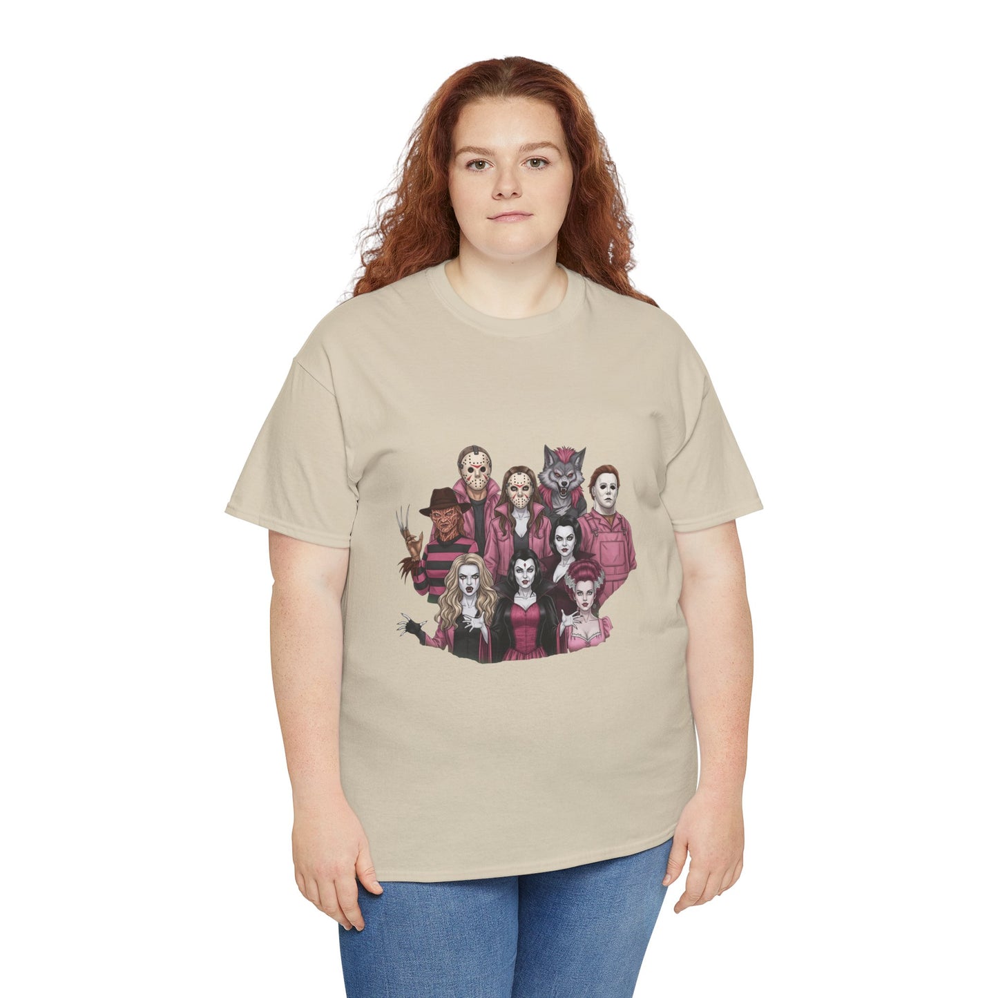 Horror Villains Breast Cancer Awareness Tee