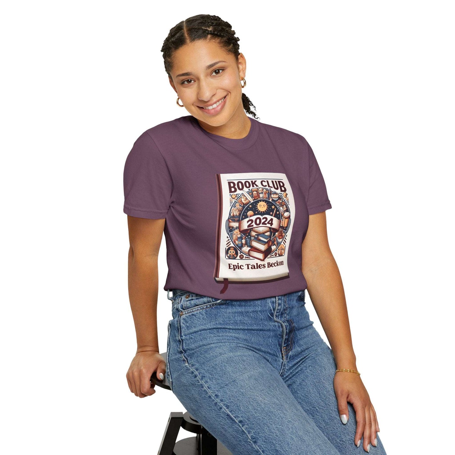 2024 Book Club - Literary Adventure tshirt - Epic Tales Beckon