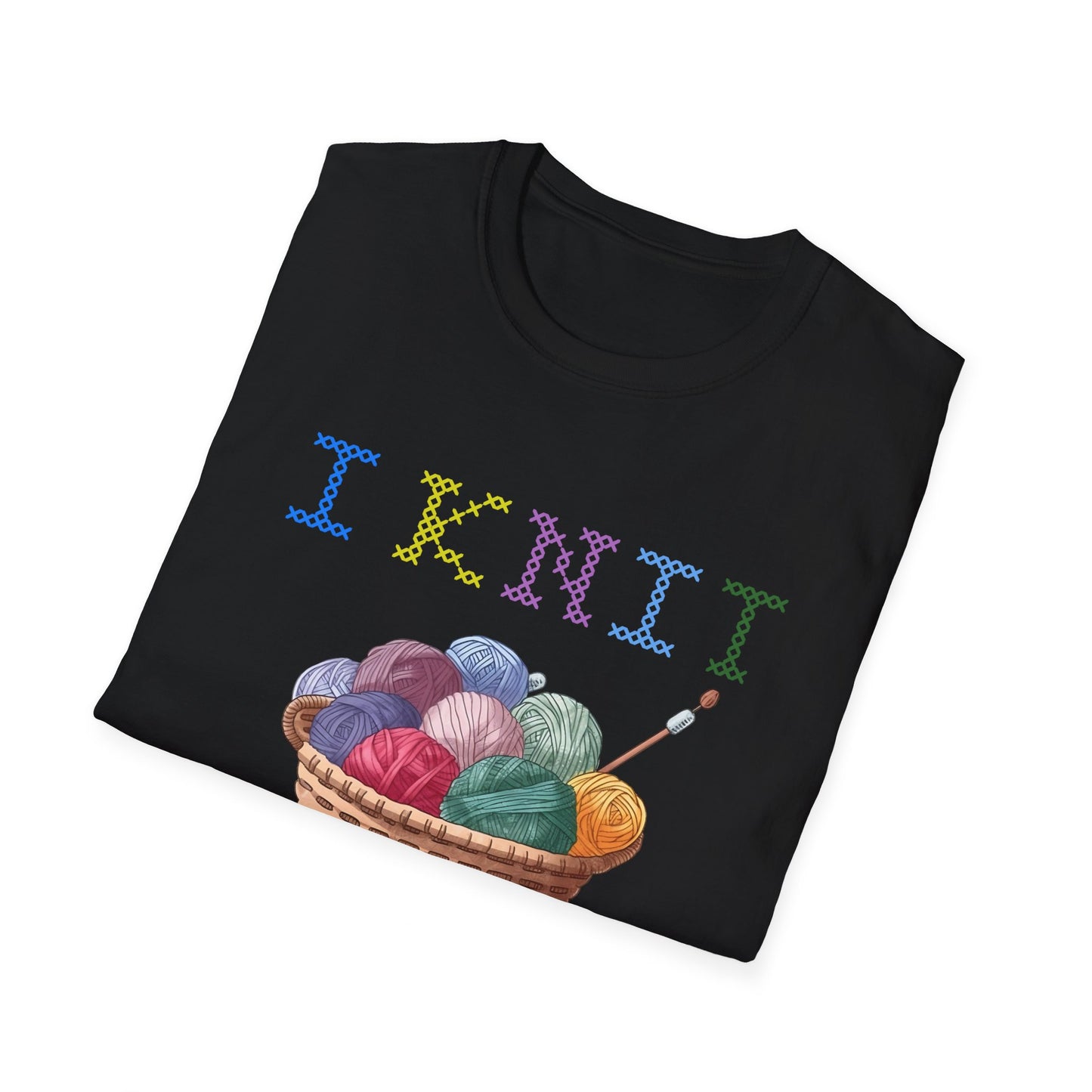 Humorous Knitting T-Shirt - I Knit Past My Bedtime - Unique, Comfortable & Crafty