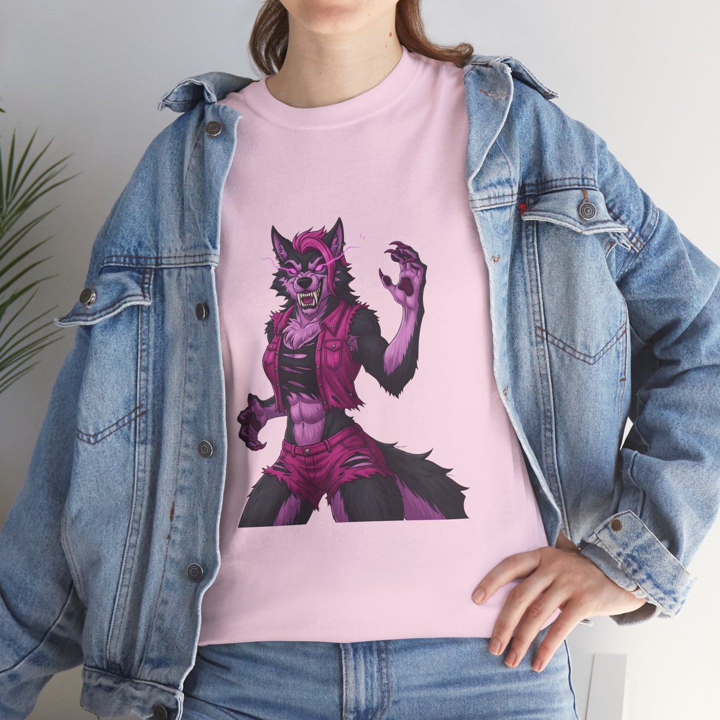 Fierce Werewolf Fights Cancer Tee