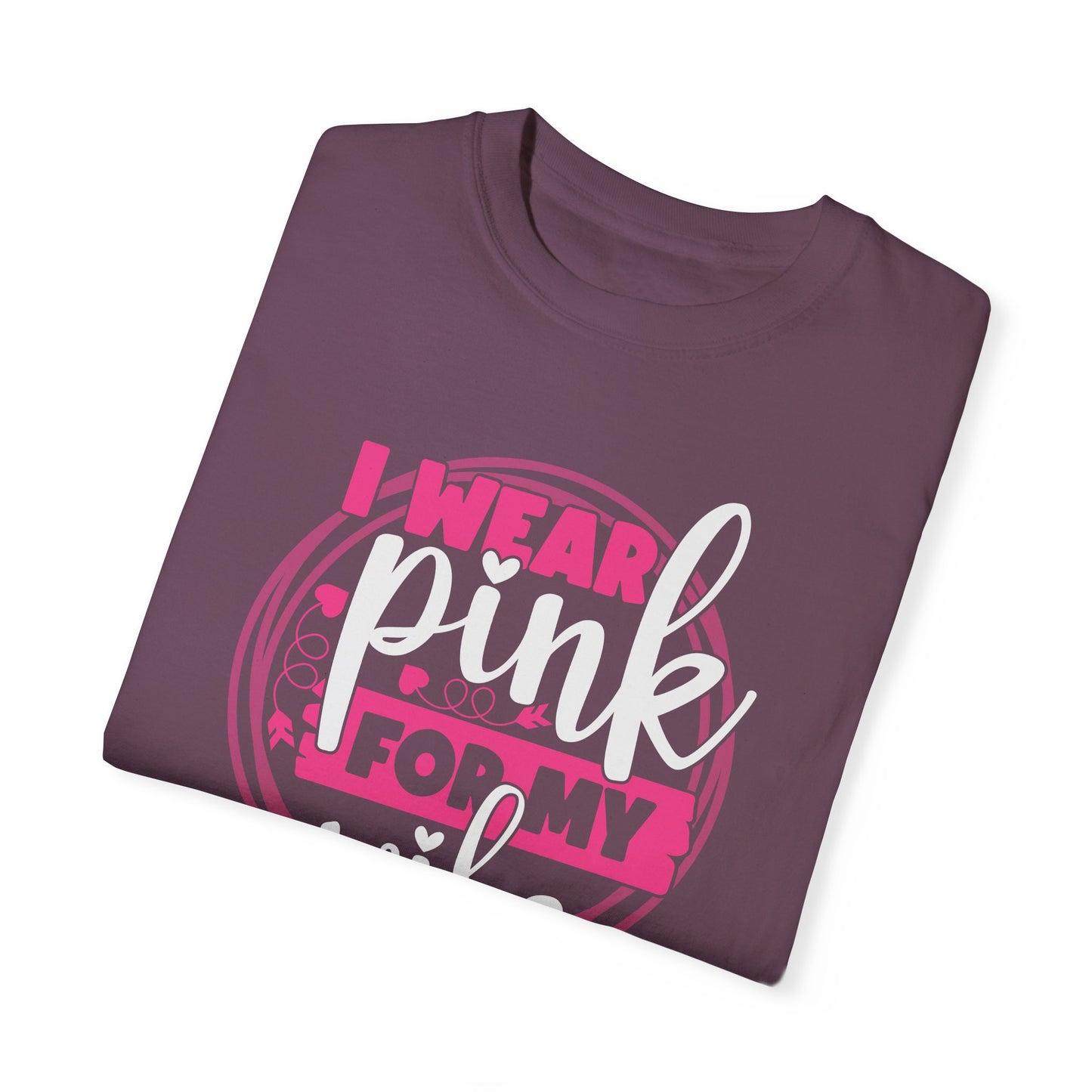 I Wear Pink For My Wife - Supportive Breast Cancer Awareness T-Shirt