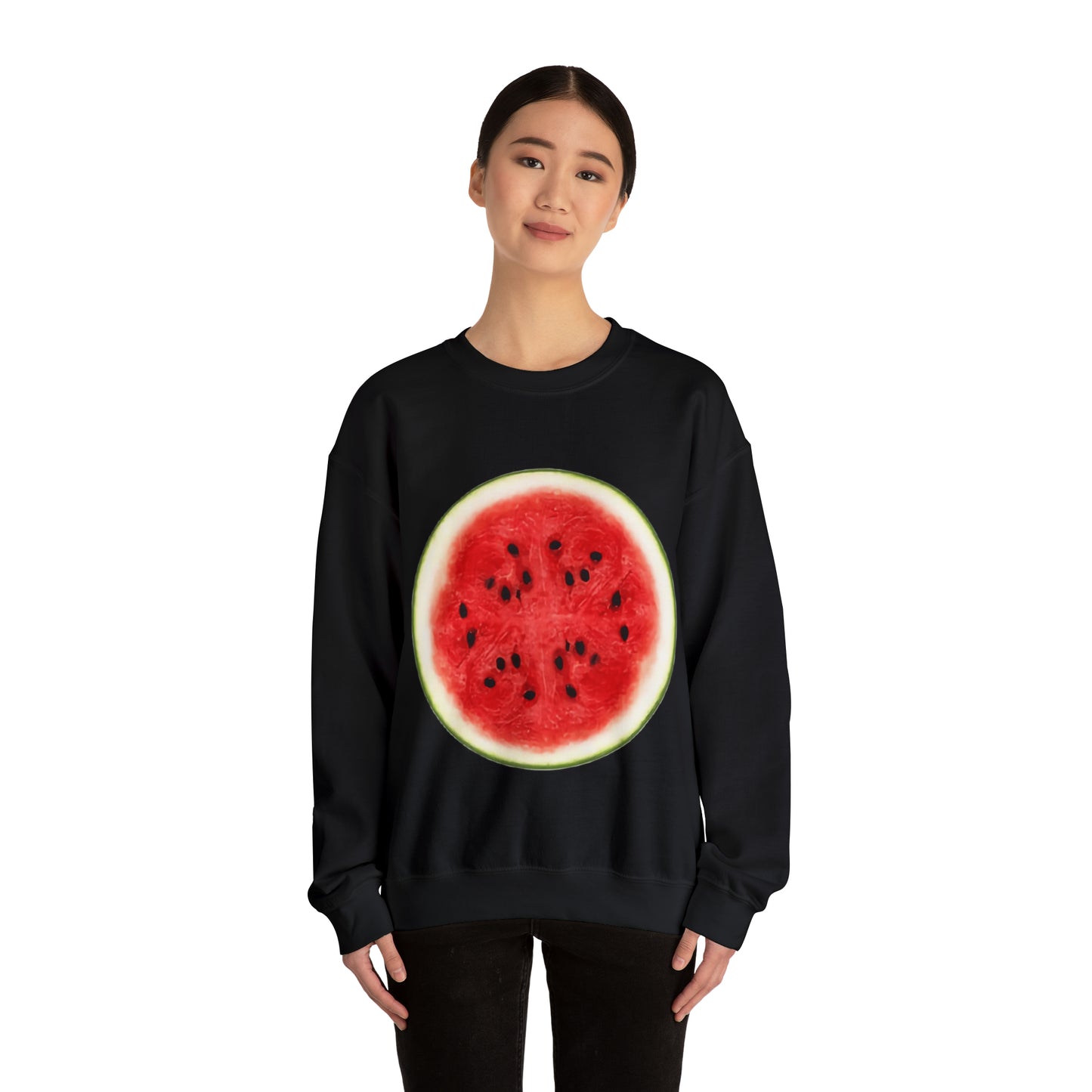 Whimsical Watermelon Lazy Halloween Costume | Unique Unisex Sweatshirt