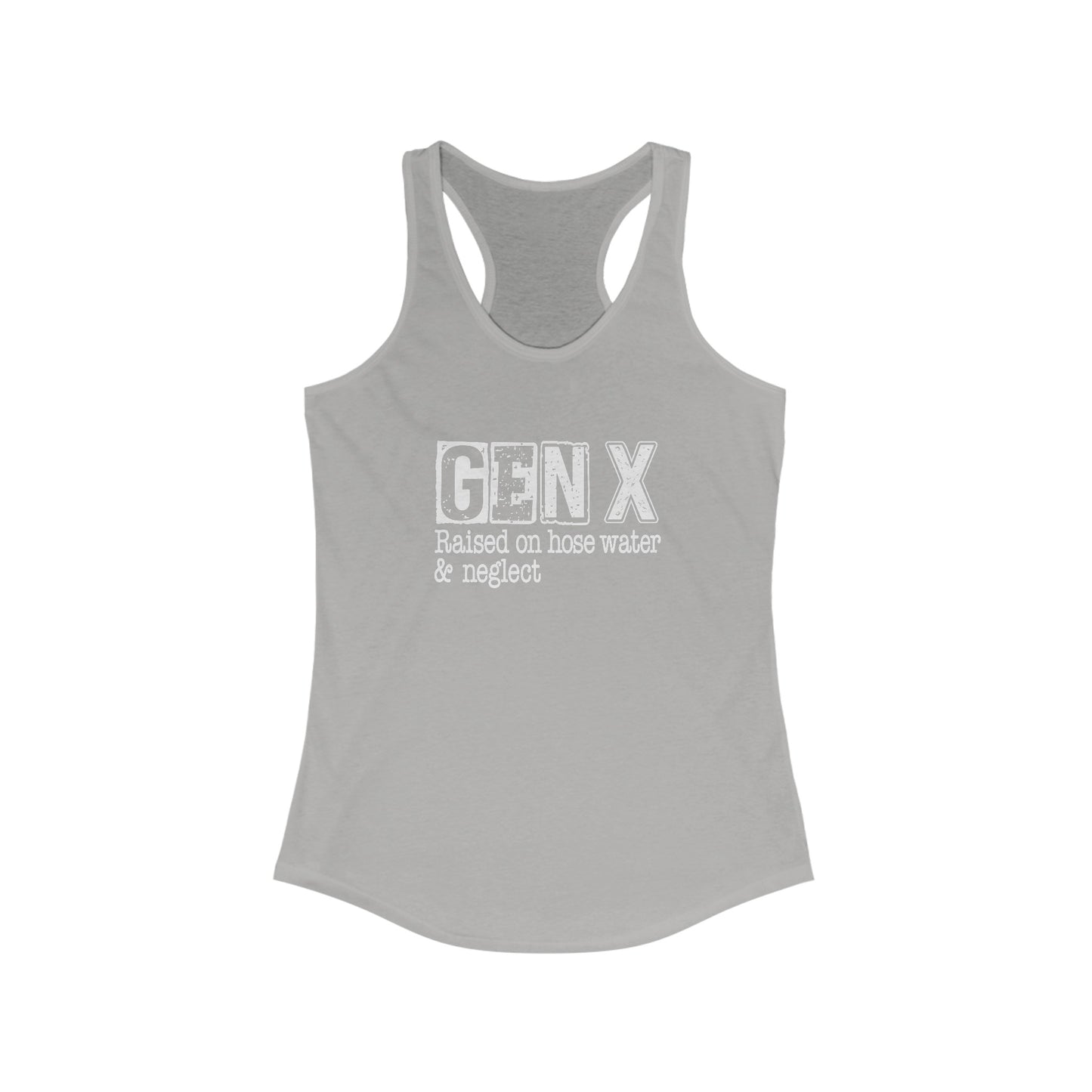 Gen X Nostalgia - Women’s Vintage Tank Top | ‘Raised on Hose Water & Neglect