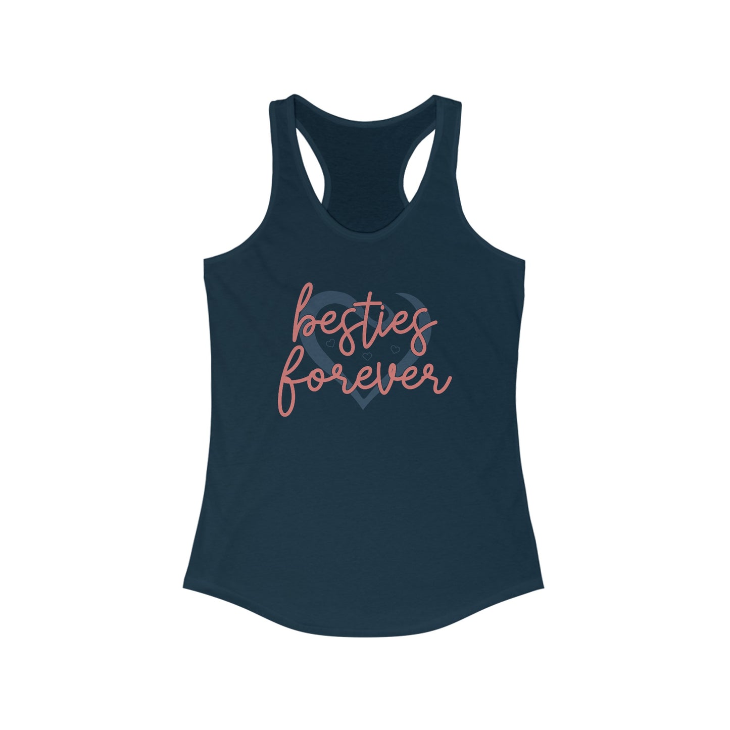 Besties Forever Heart Tank Top - Chic Duo Style Apparel