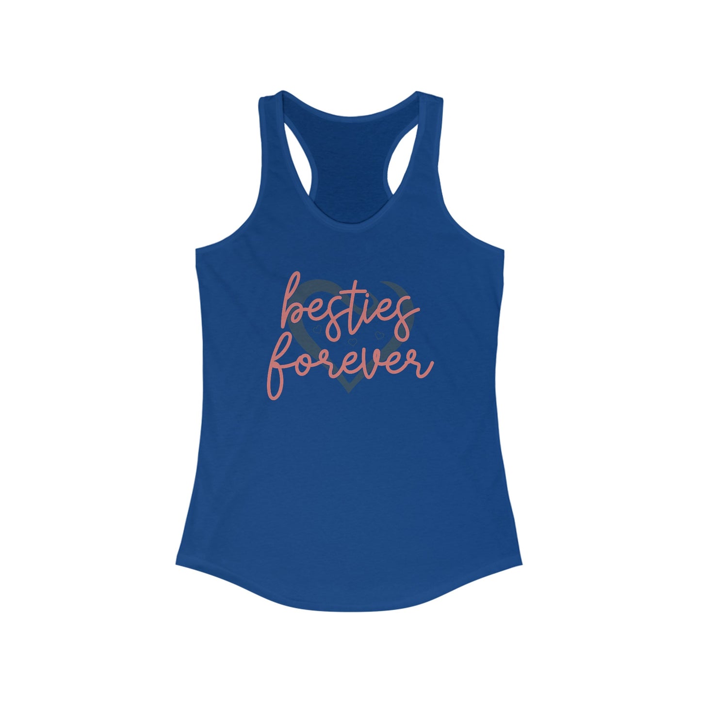 Besties Forever Heart Tank Top - Chic Duo Style Apparel