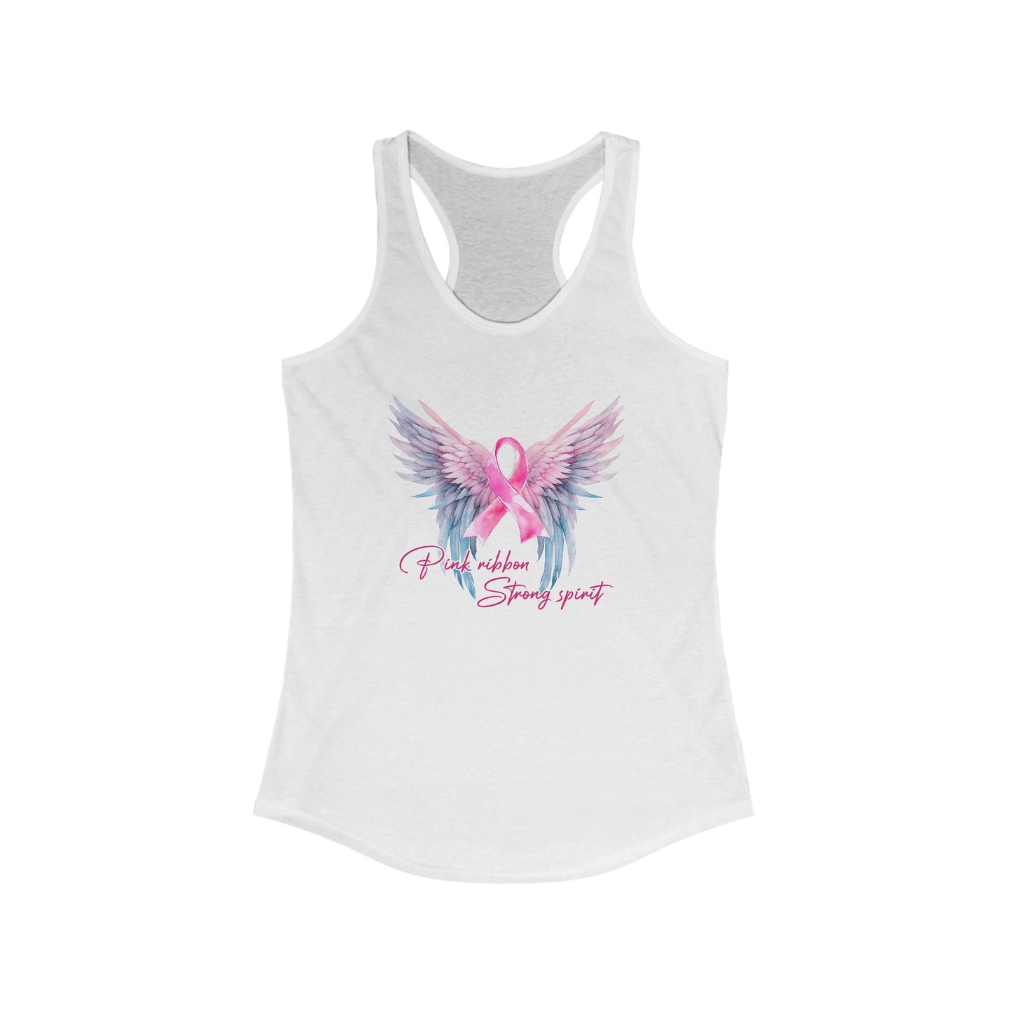 Empowerment Wings: Women’s Breast Cancer Awareness Tank Top