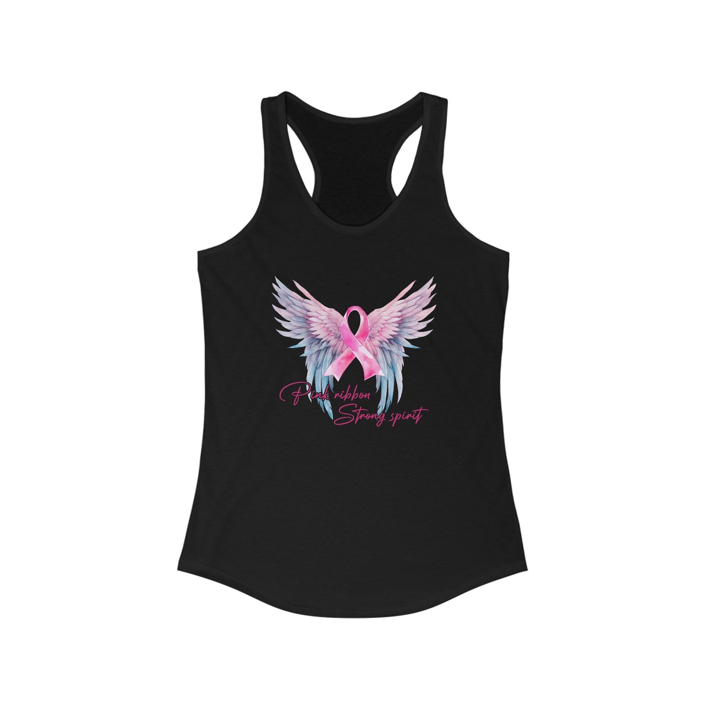 Empowerment Wings: Women’s Breast Cancer Awareness Tank Top