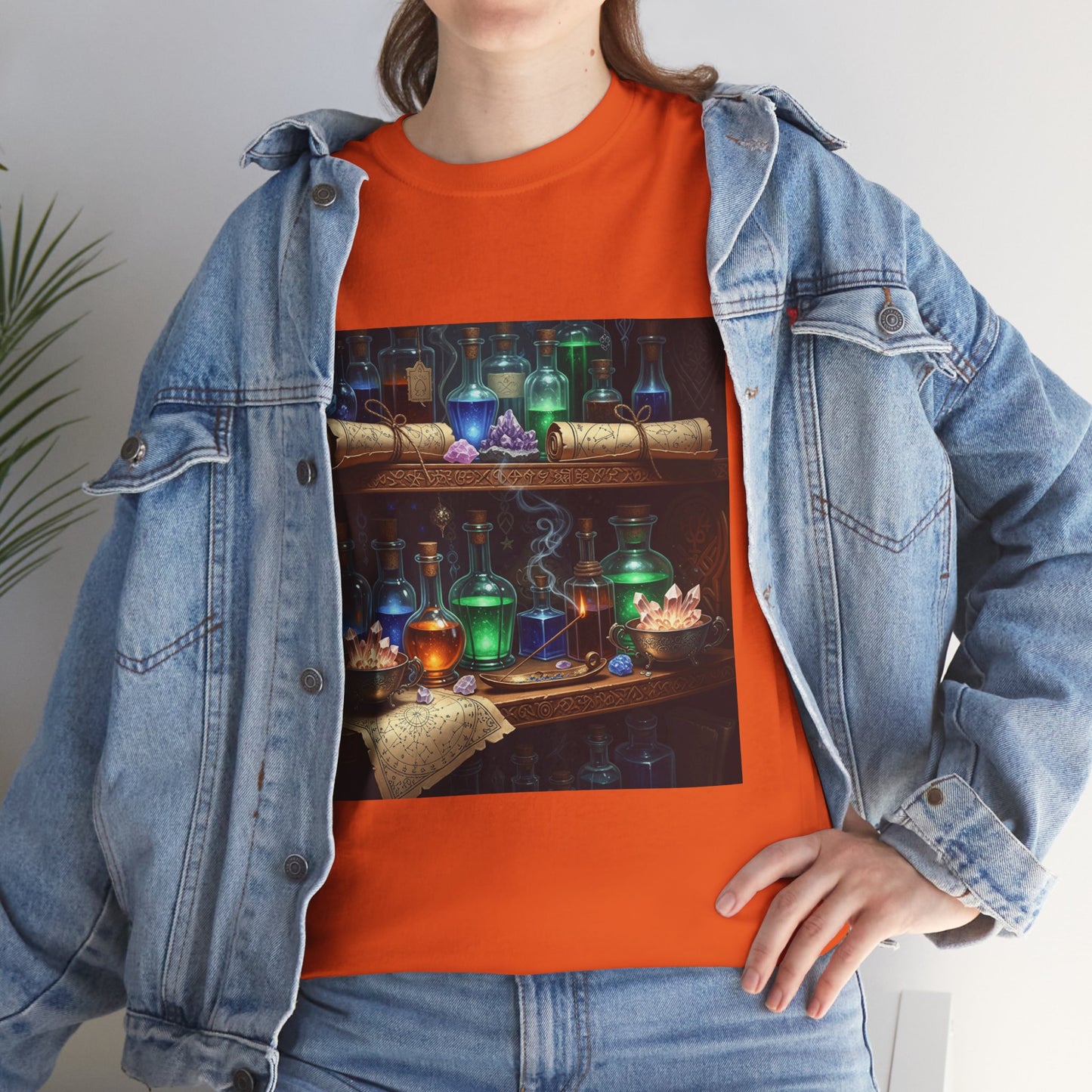 Witch's Potion Shelf Halloween Tee