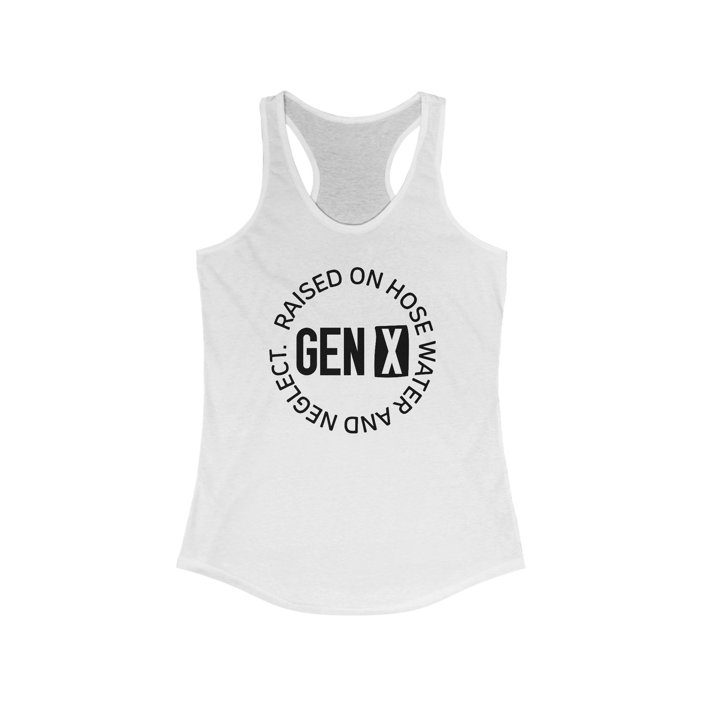 Vintage Vibe Gen X Women’s Tank Top - Retro Raised Respect Design