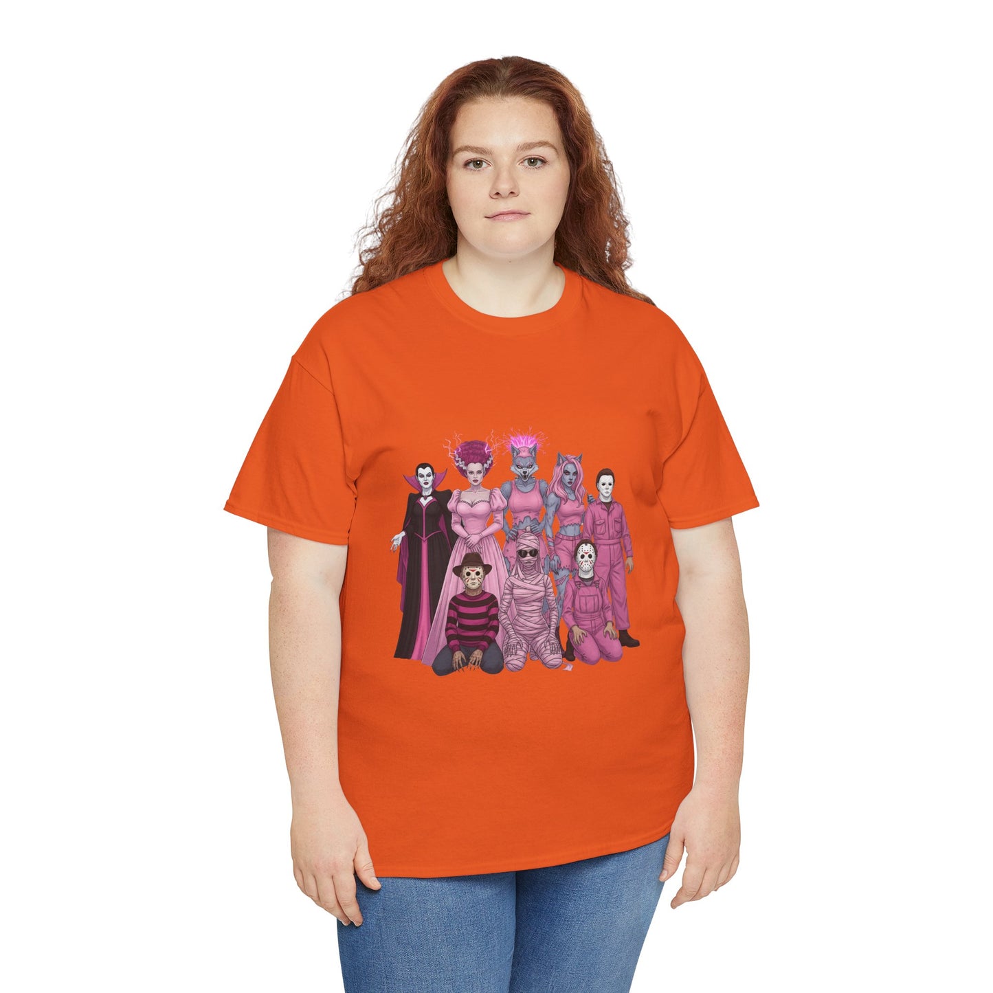 October Horror Pink Awareness Fighting for a Cause Unisex Tee - Breast Cancer Awareness Month