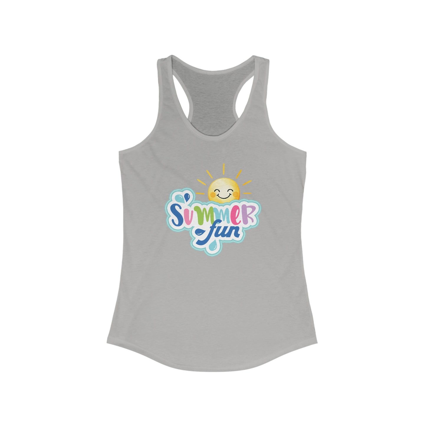 Radiant Sunshine ‘Summer Fun’ Women’s Tank Top - Embrace Warm Vibes