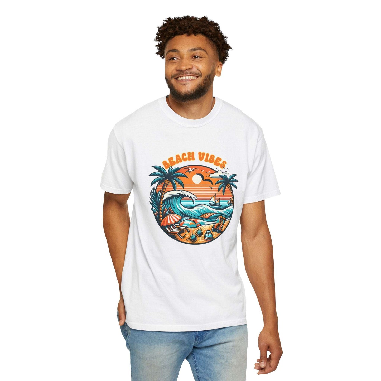 Beach Vibes - Retro Summer Bliss T-Shirt