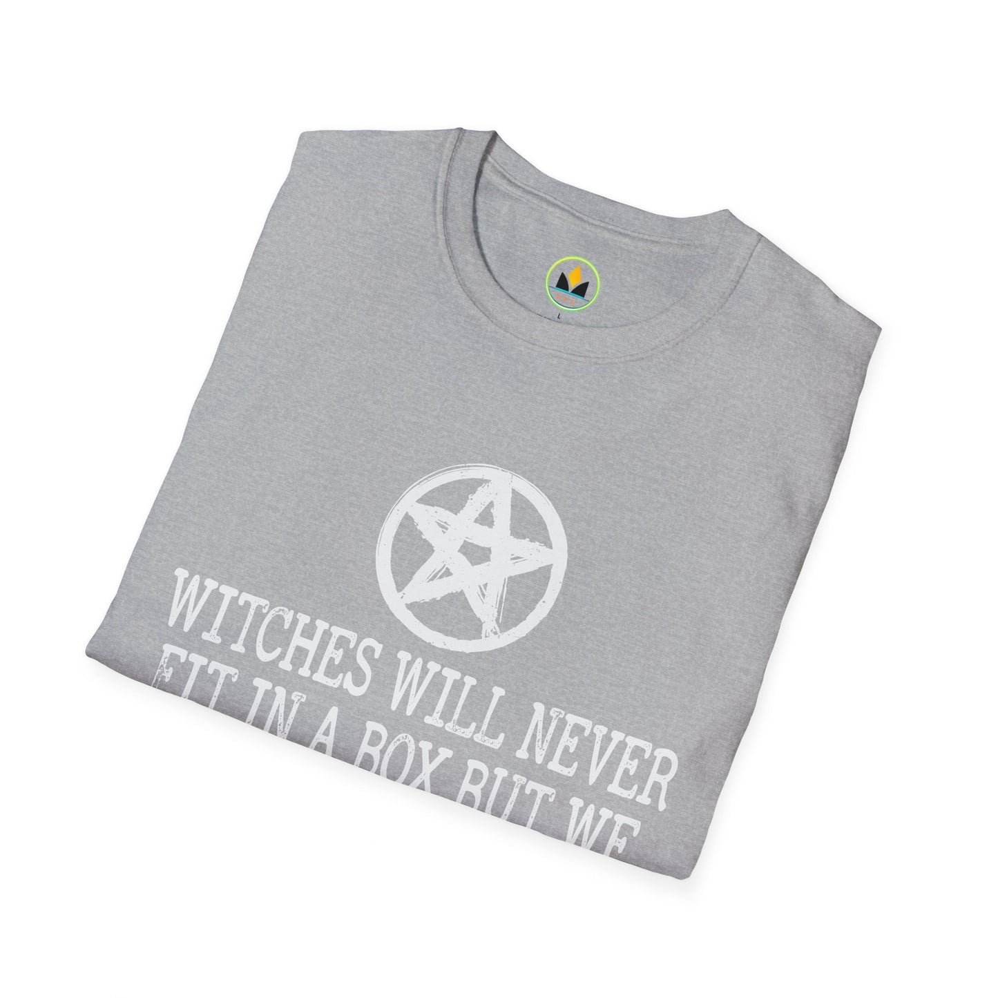 Spooky Circle-Loving Witches Halloween T-Shirt - Unique Pentagram Design