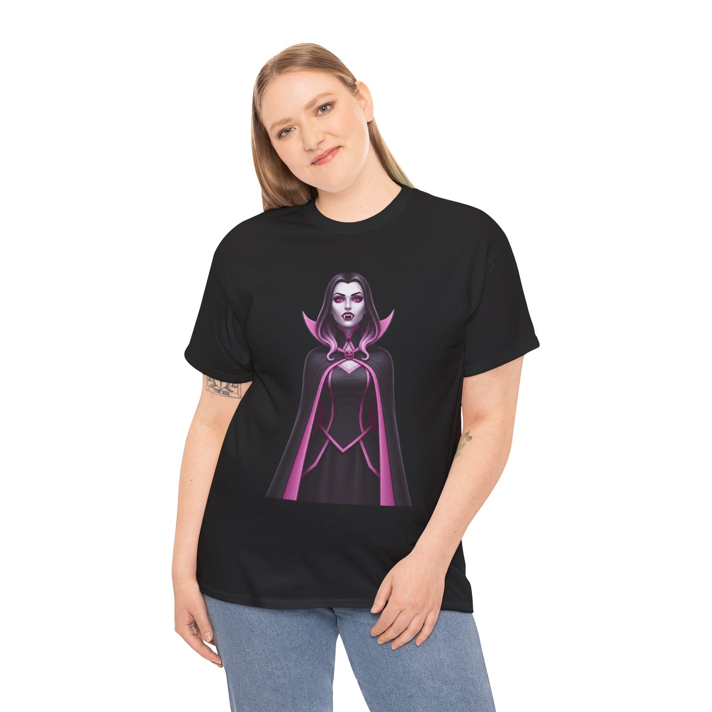 Gothic Vampiress Halloween Tee