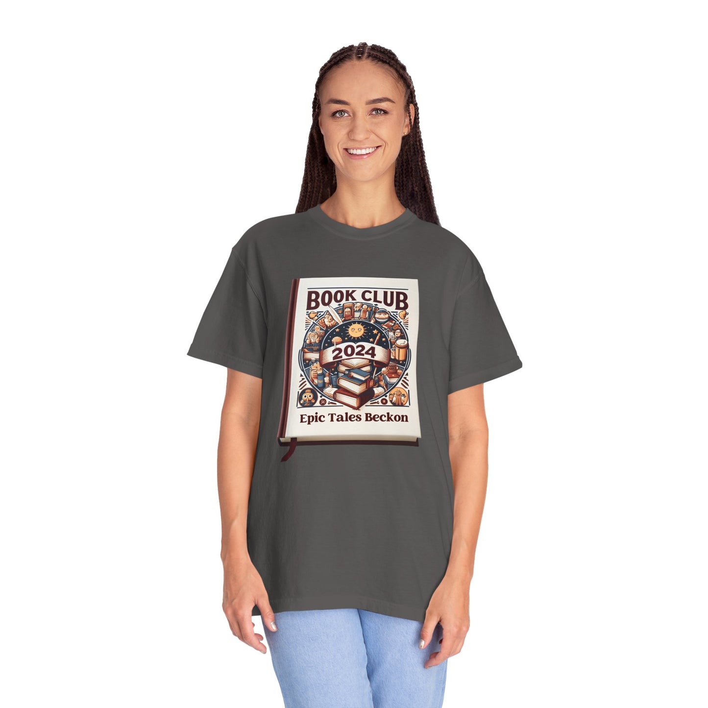 2024 Book Club - Literary Adventure tshirt - Epic Tales Beckon
