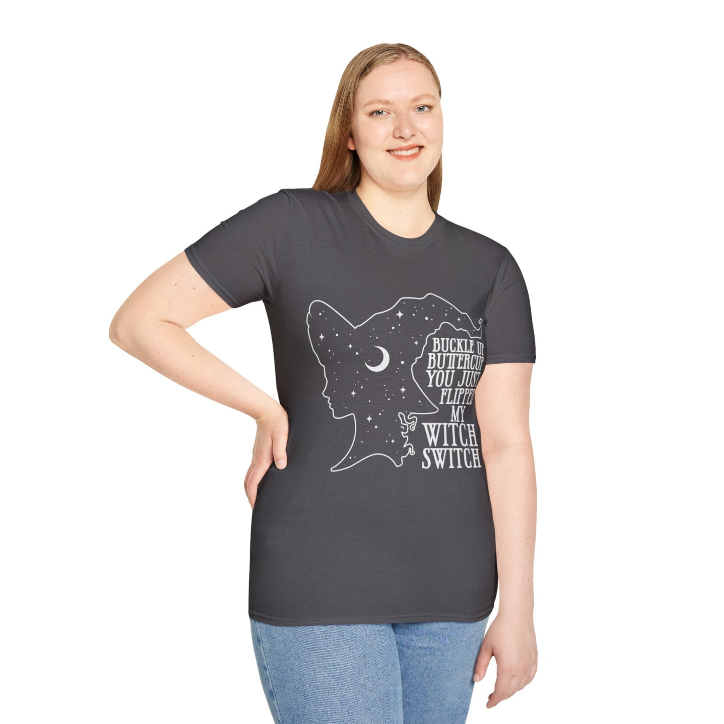 Spooky ‘Witch Switch’ Halloween Tee - Fun & Festive Holiday Apparel