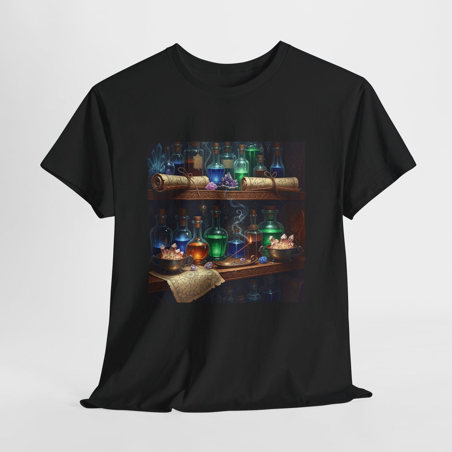 Witch's Potion Shelf Halloween Tee