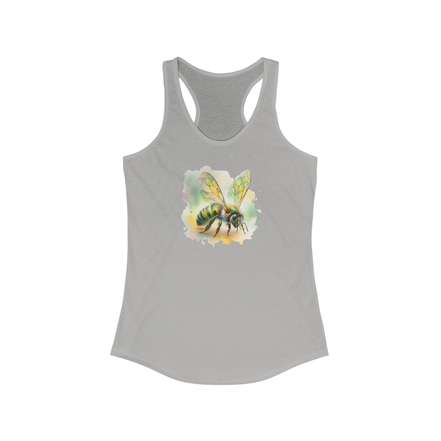 Watercolor Honey Bee T-Shirt Artistic Bee Illustration Tee Nature-Inspired Insect Shirt
