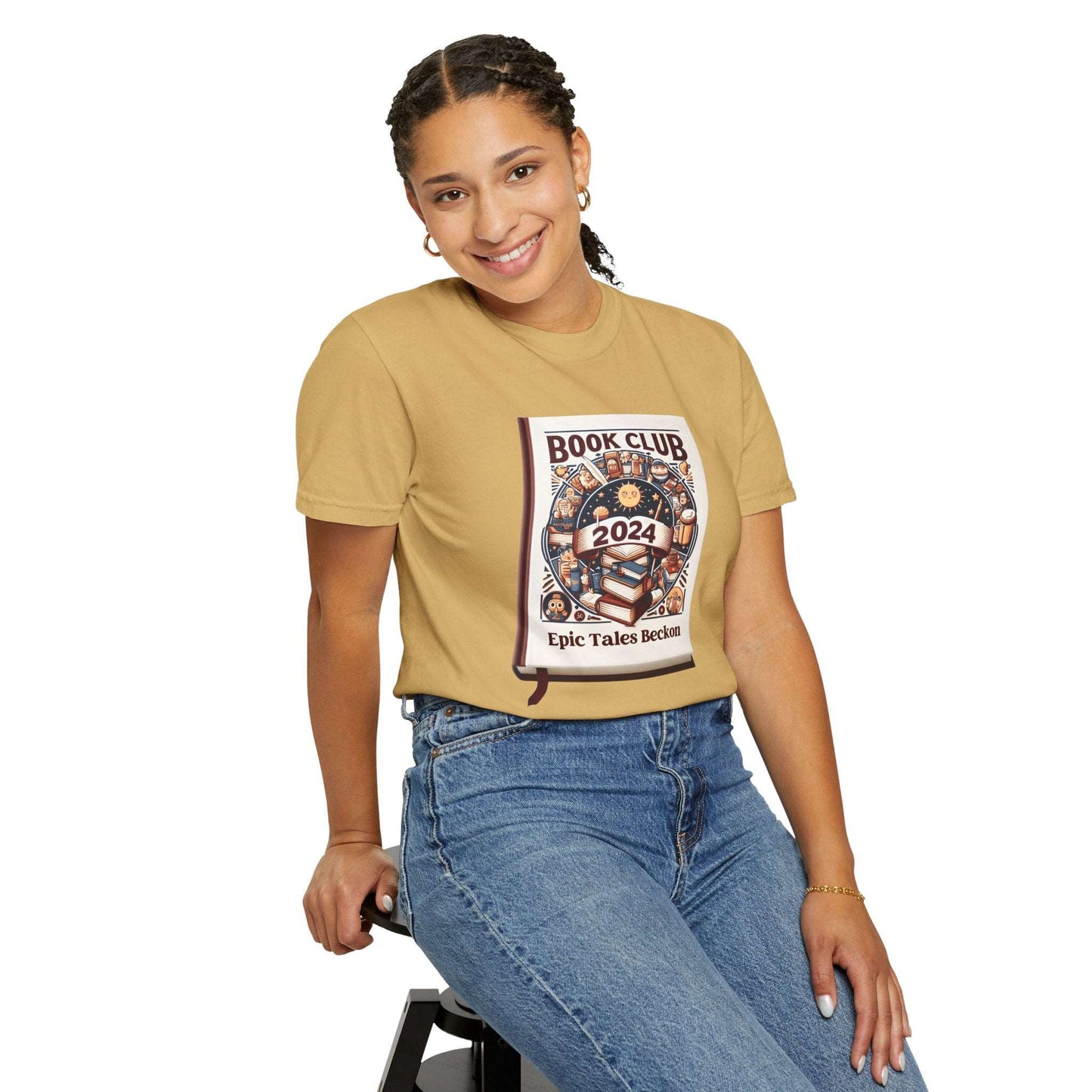 2024 Book Club - Literary Adventure tshirt - Epic Tales Beckon