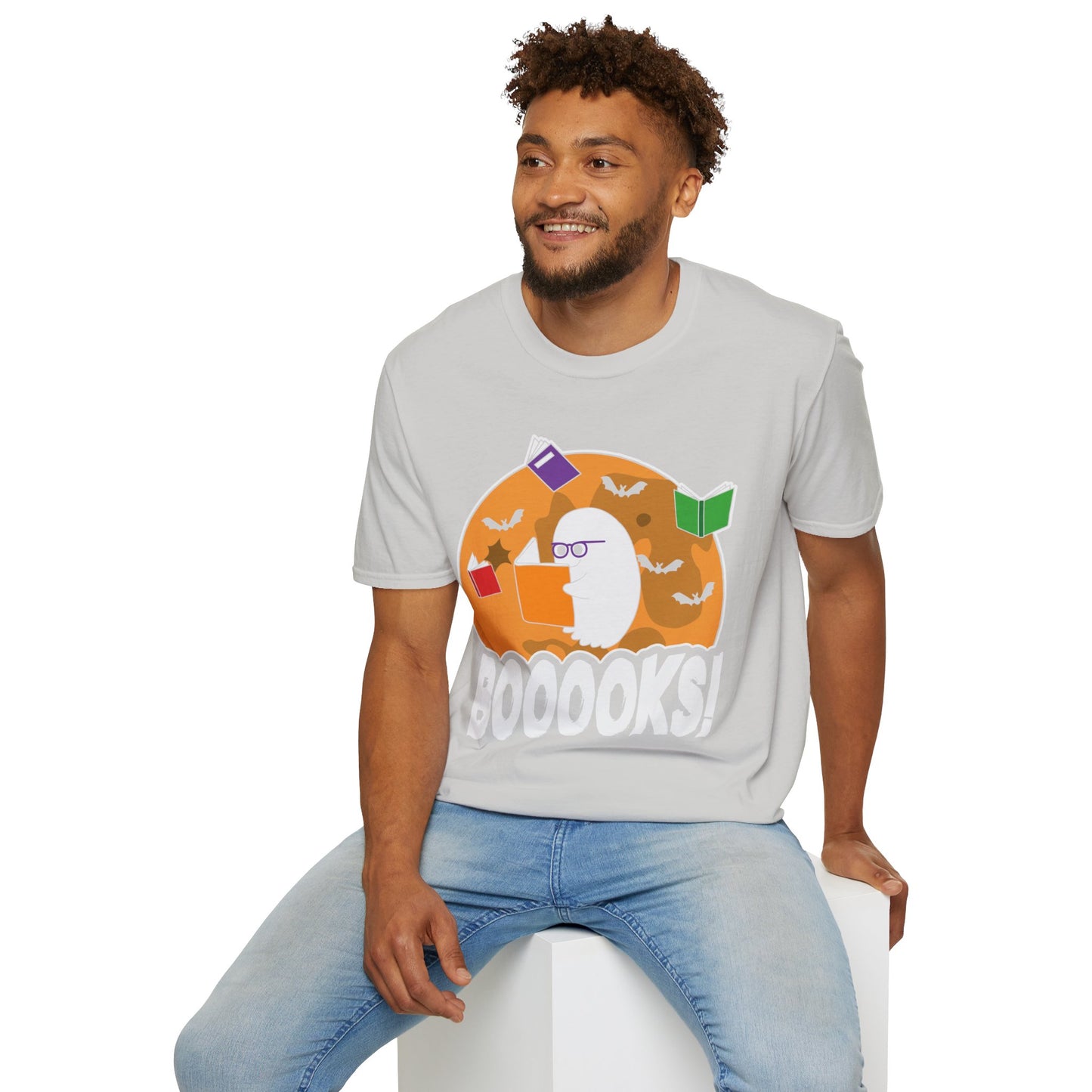 Ghostly Reader - Spooky Halloween BOOOOKS! Tee