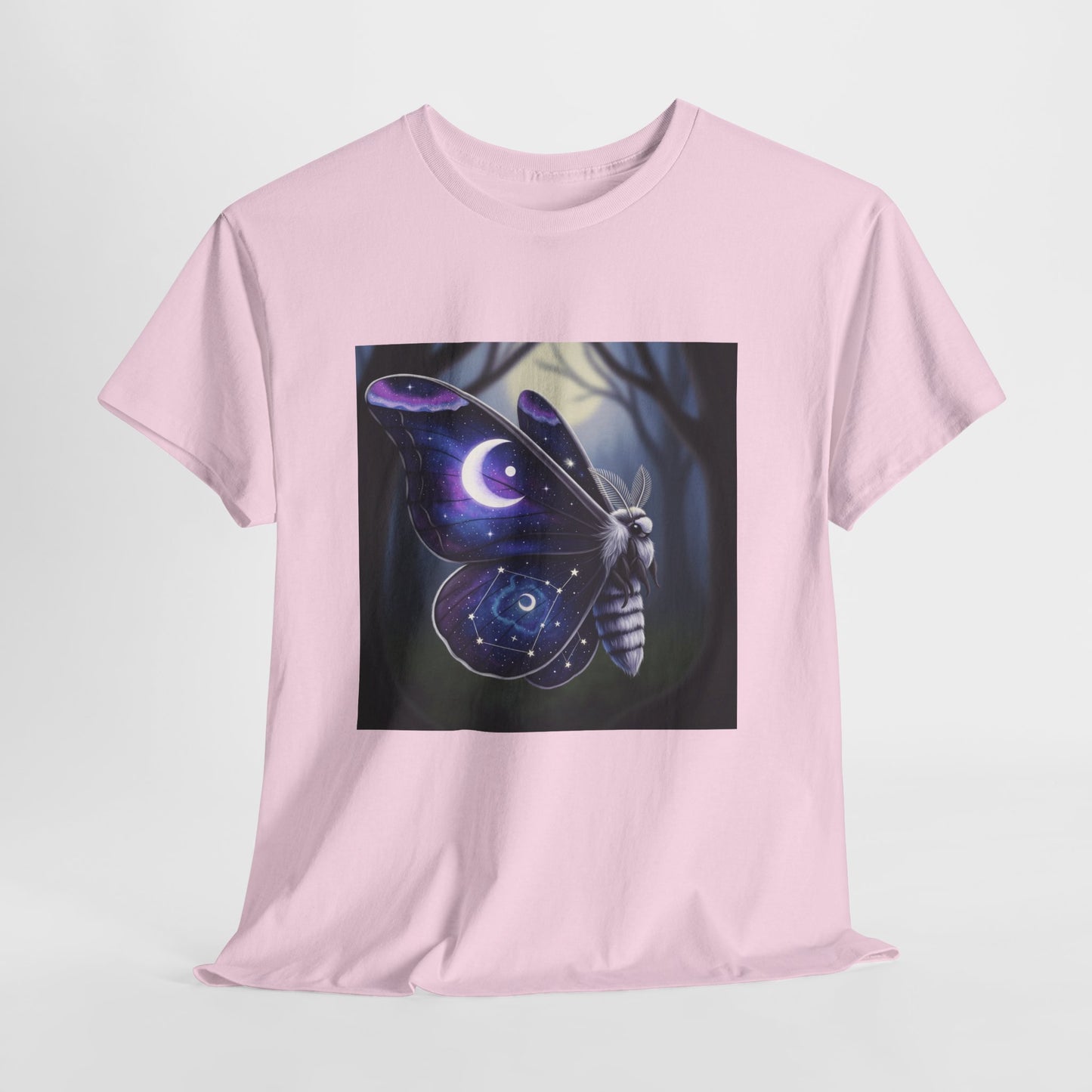 Witchy Galaxy Moth Moon Shirt