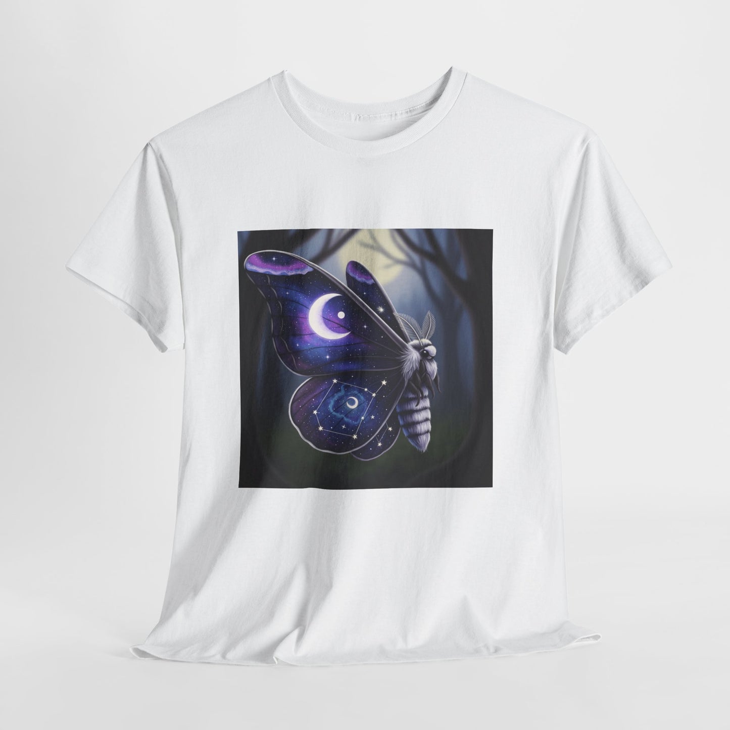 Witchy Galaxy Moth Moon Shirt