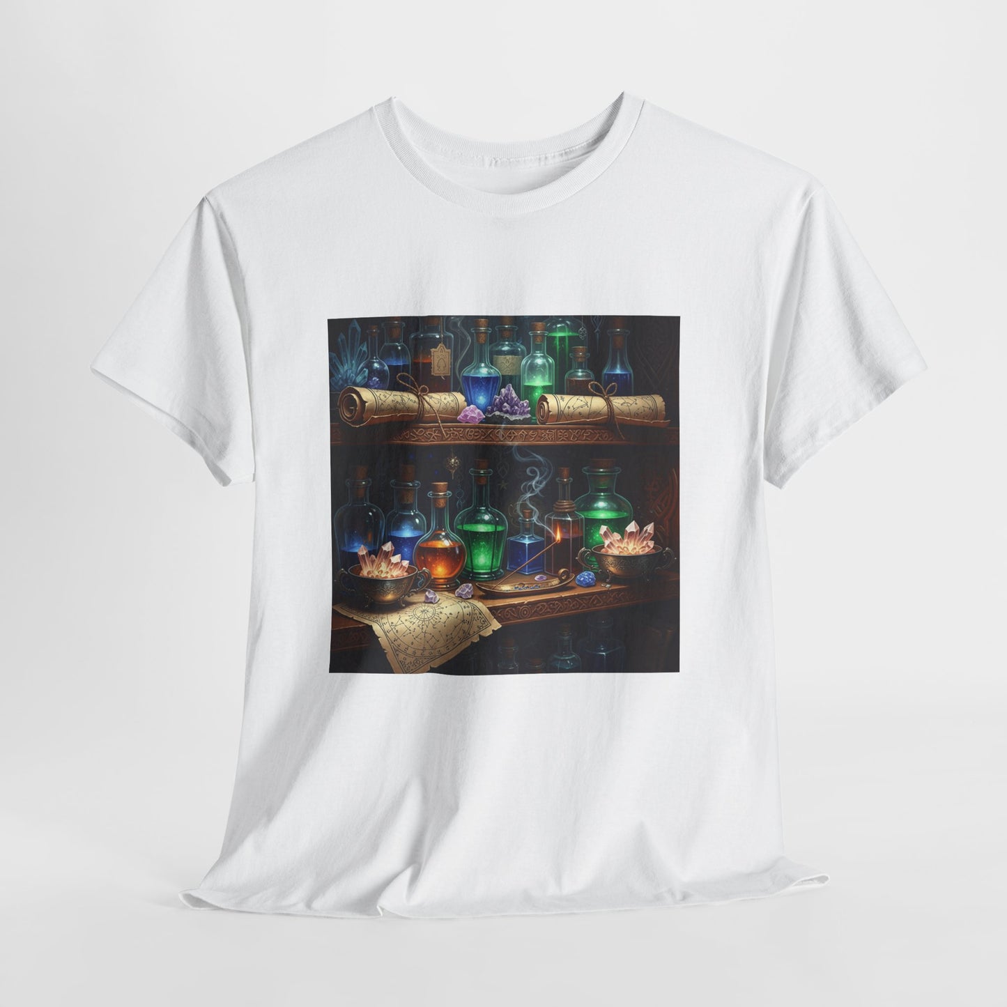 Witch's Potion Shelf Halloween Tee