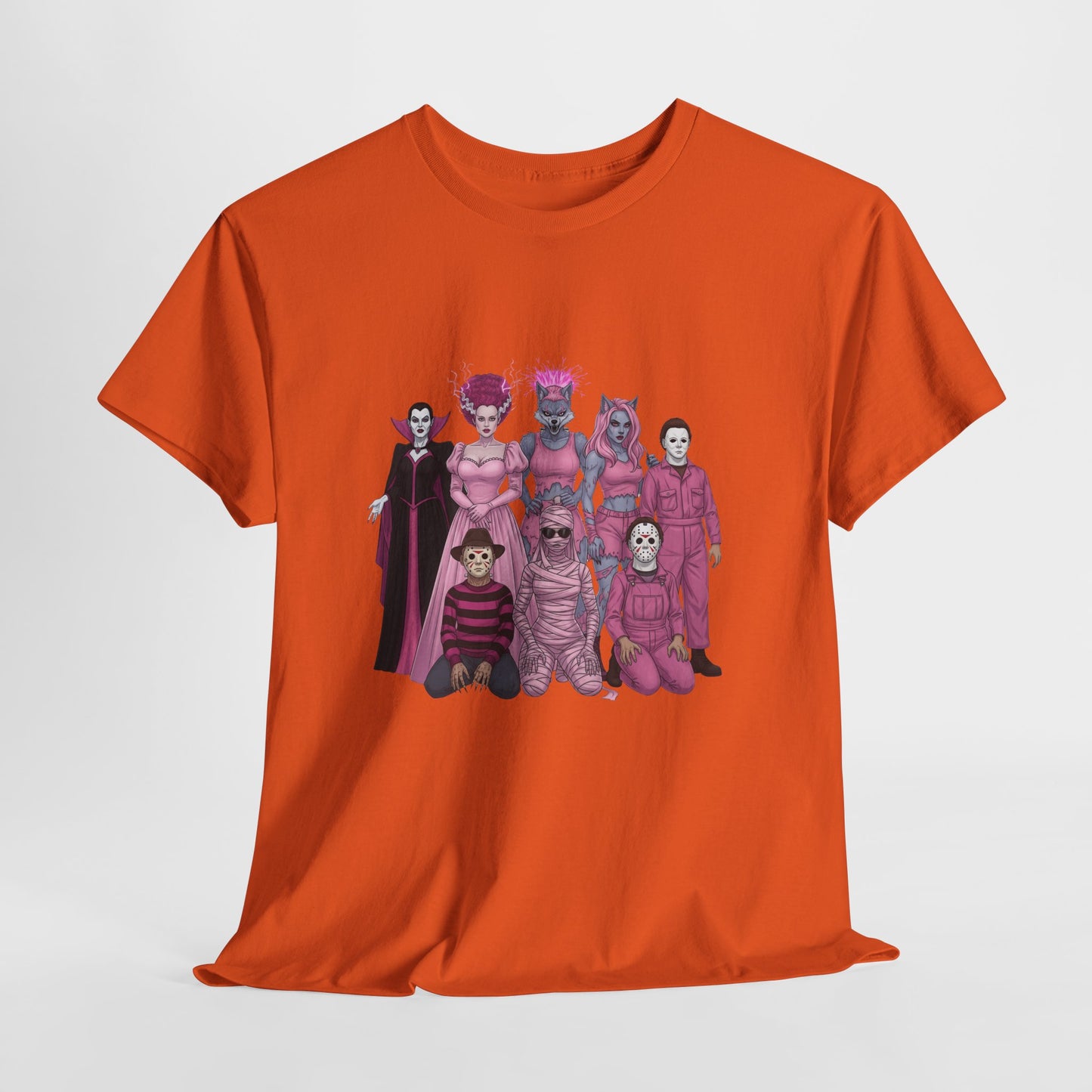 October Horror Pink Awareness Fighting for a Cause Unisex Tee - Breast Cancer Awareness Month