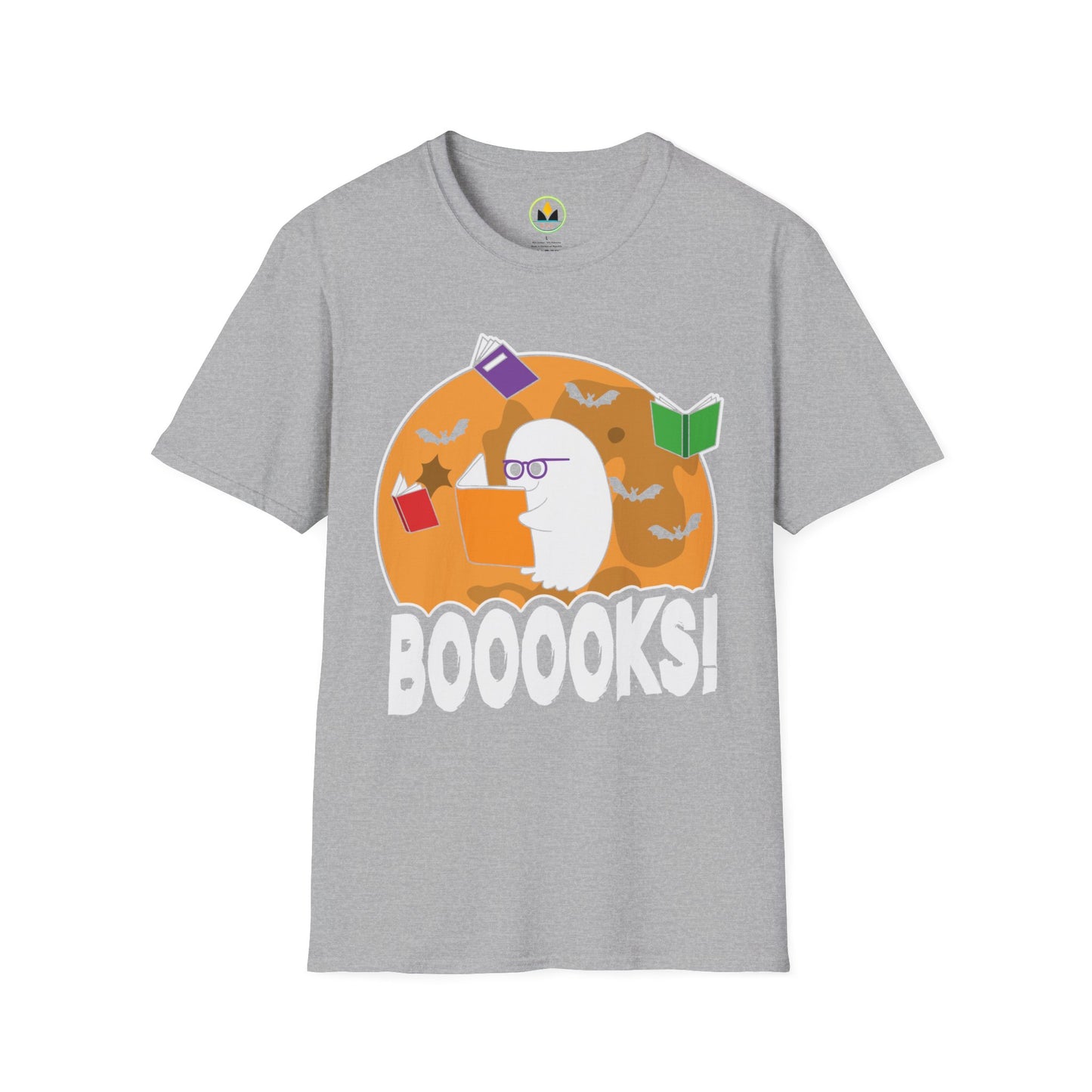 Ghostly Reader - Spooky Halloween BOOOOKS! Tee