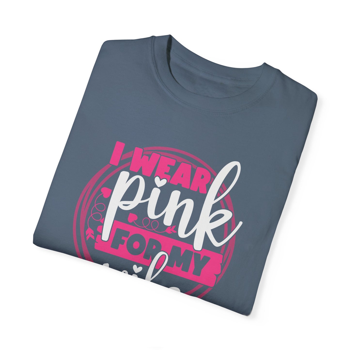 I Wear Pink For My Wife - Supportive Breast Cancer Awareness T-Shirt