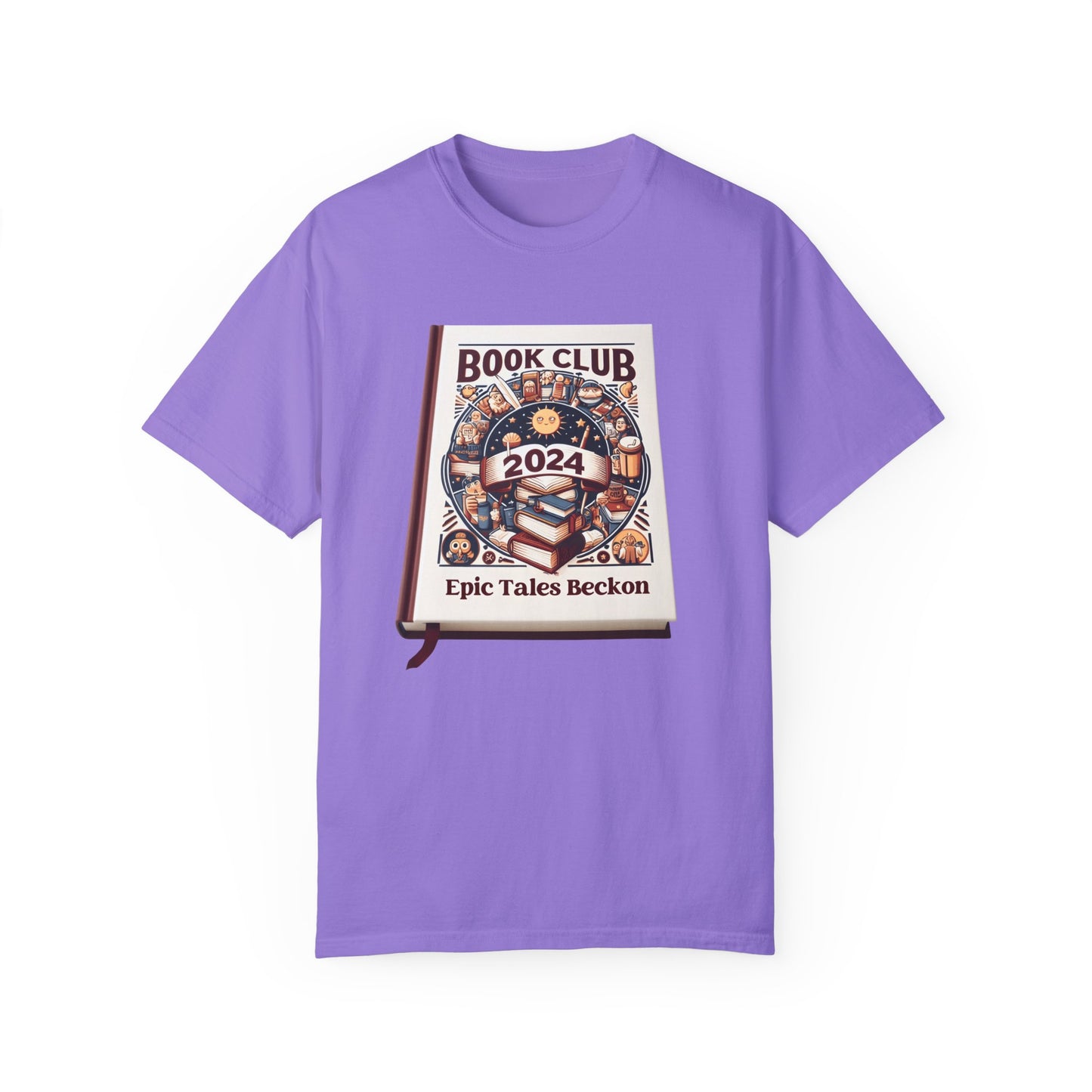 2024 Book Club - Literary Adventure tshirt - Epic Tales Beckon