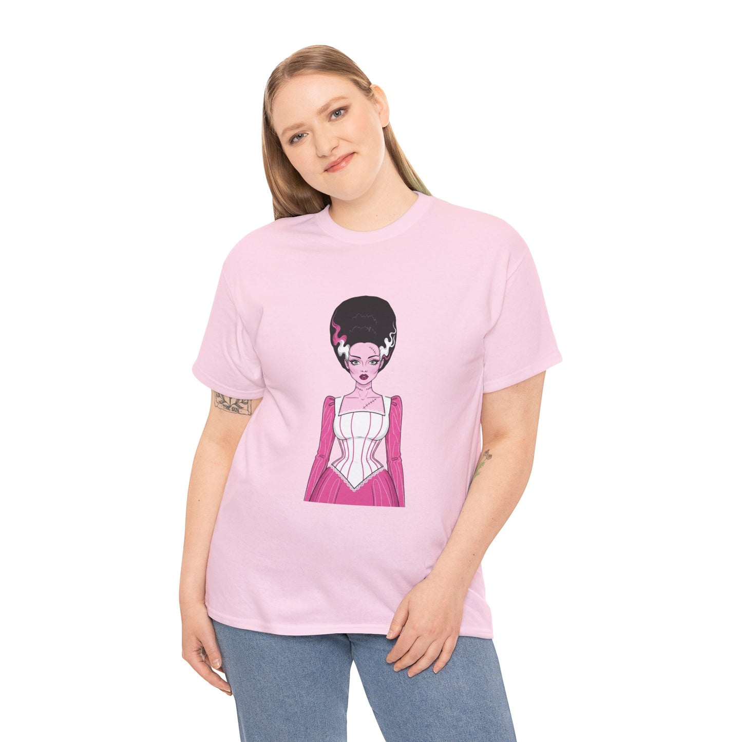 Pink Bride of Frankenstein Awareness Tee