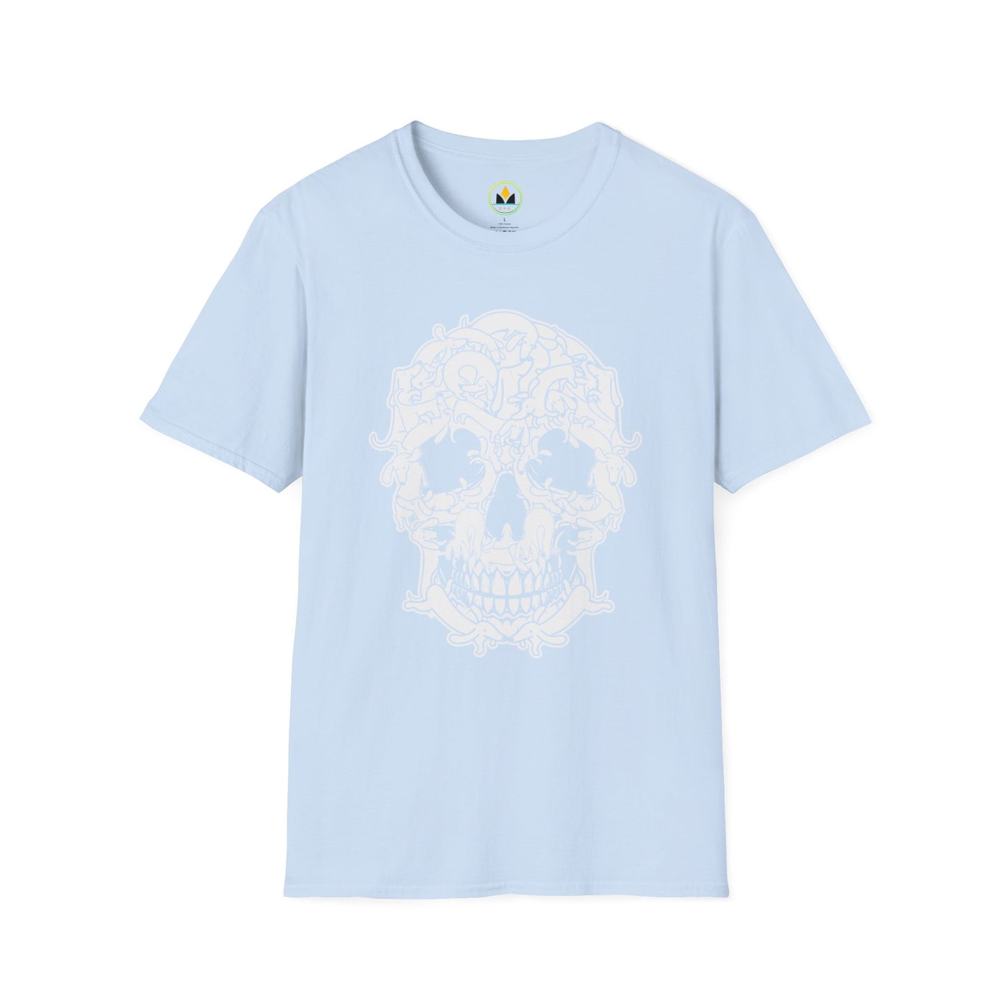 Unique Spooky Intricate Skull Dachshund Dog Halloween Tee - Perfect for Dog Lovers!