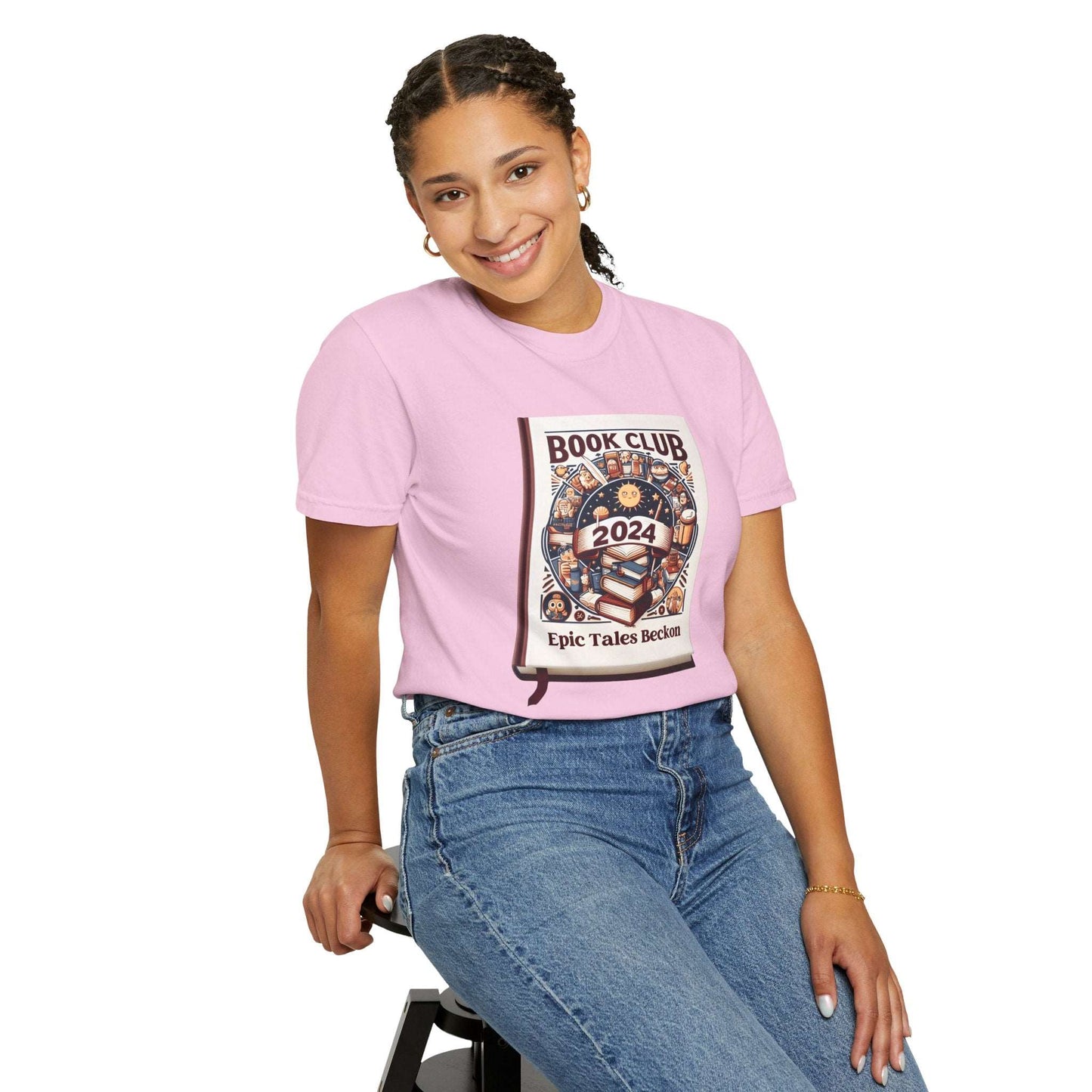 2024 Book Club - Literary Adventure tshirt - Epic Tales Beckon